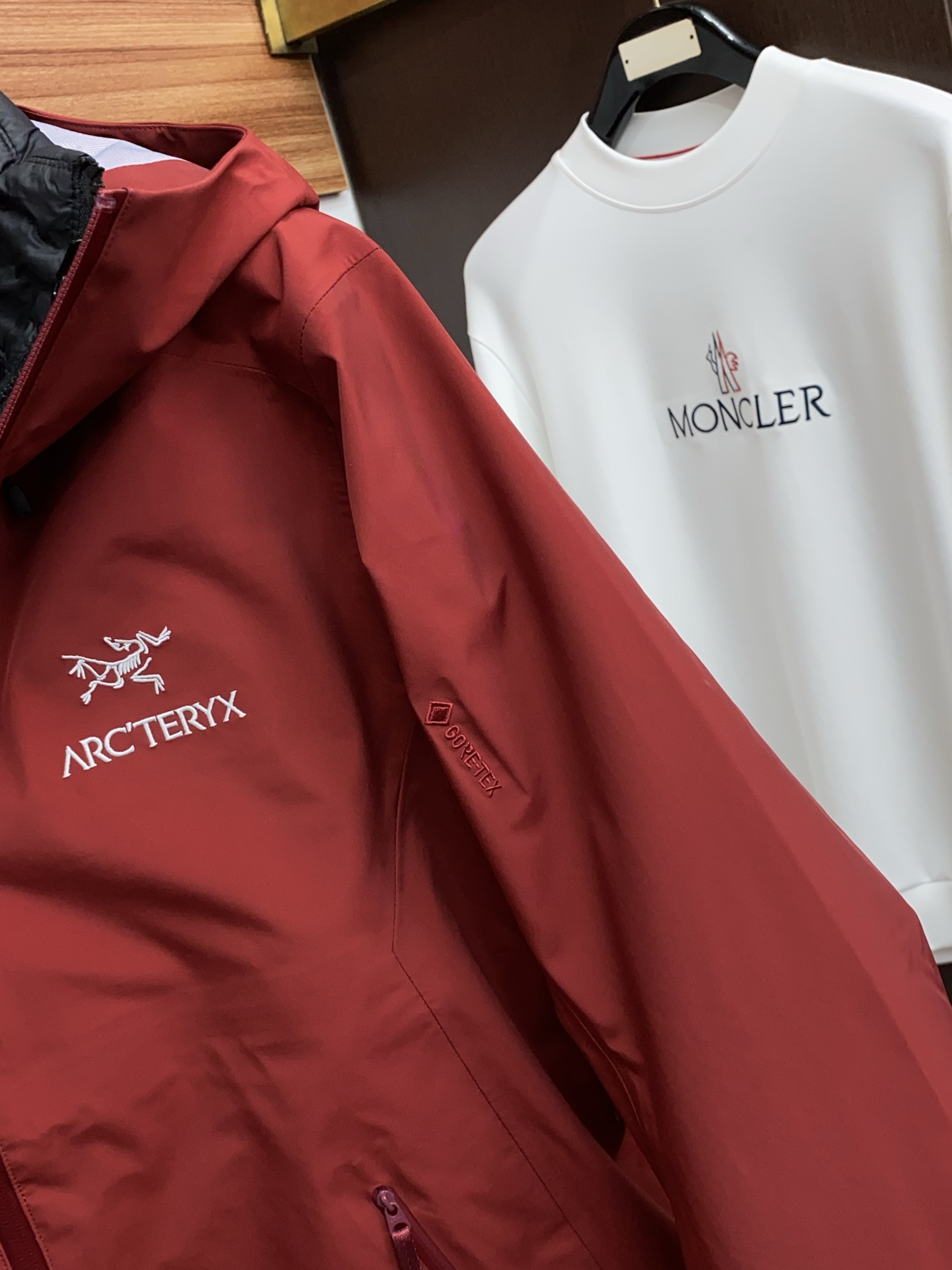 Arcteryx Male Down Jacket White Duck Down Hooded S-l-xl
