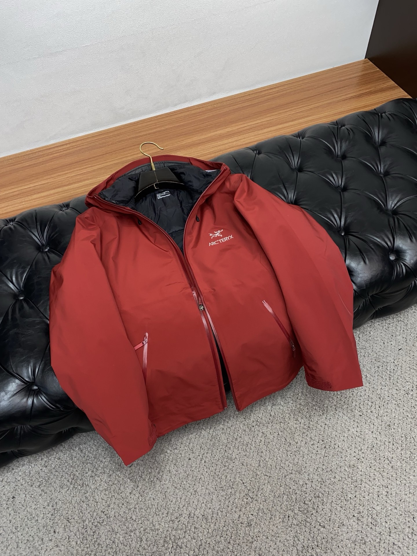 Arcteryx Male Down Jacket White Duck Down Hooded S-l-xl