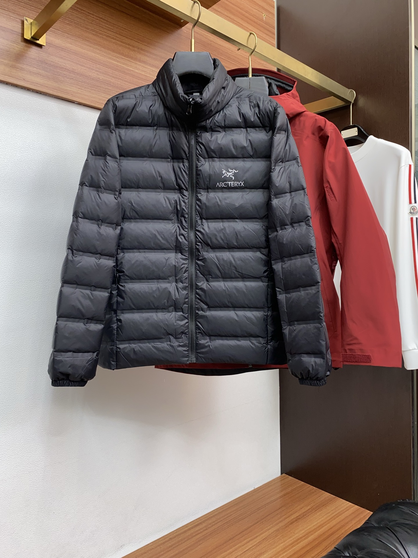 Arcteryx Male Down Jacket White Duck Down Hooded S-l-xl