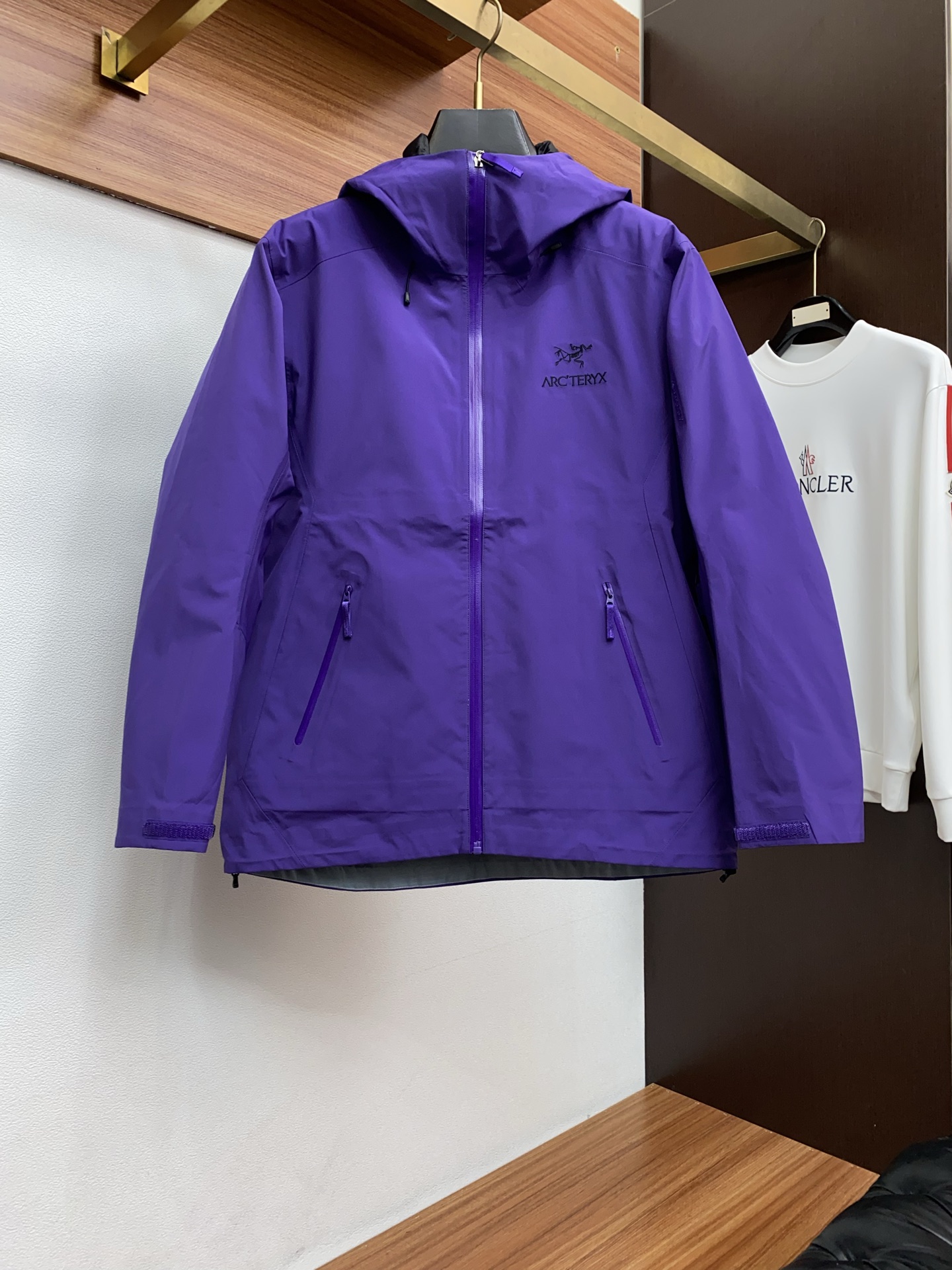 Arcteryx Male Down Jacket White Duck Down Hooded S-l-xl