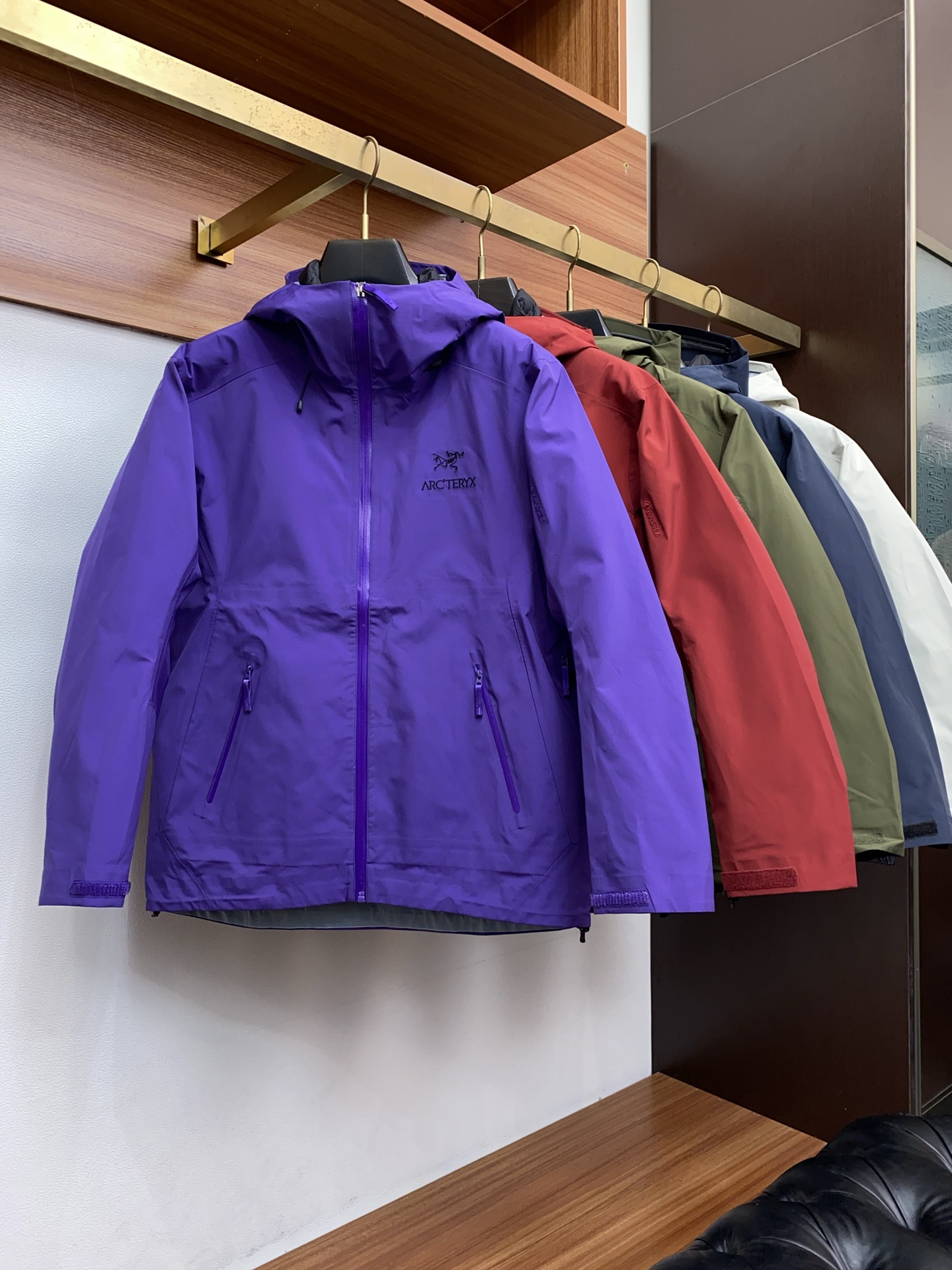 Arcteryx Male Down Jacket White Duck Down Hooded S-l-xl