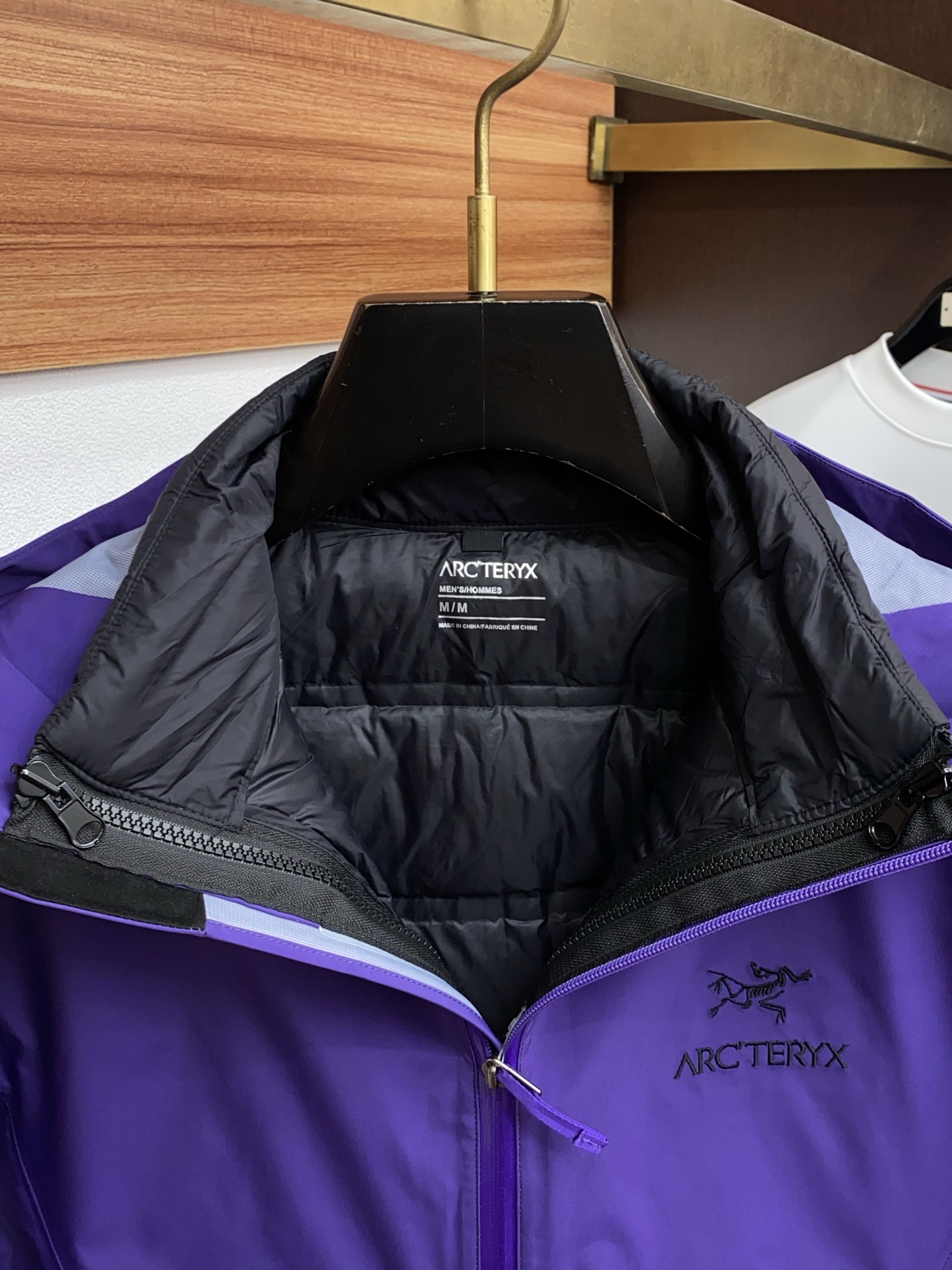 Arcteryx Male Down Jacket White Duck Down Hooded S-l-xl