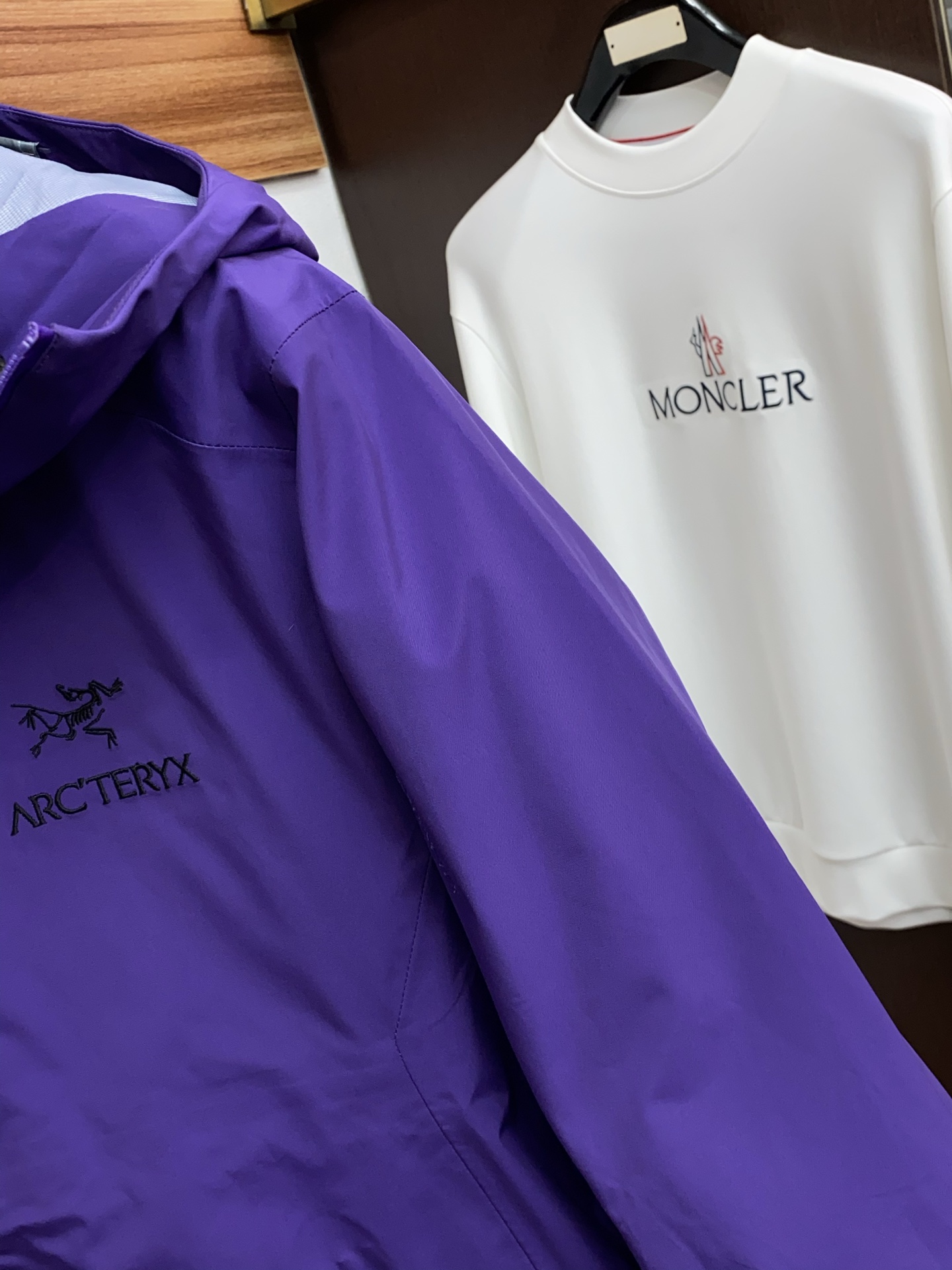 Arcteryx Male Down Jacket White Duck Down Hooded S-l-xl