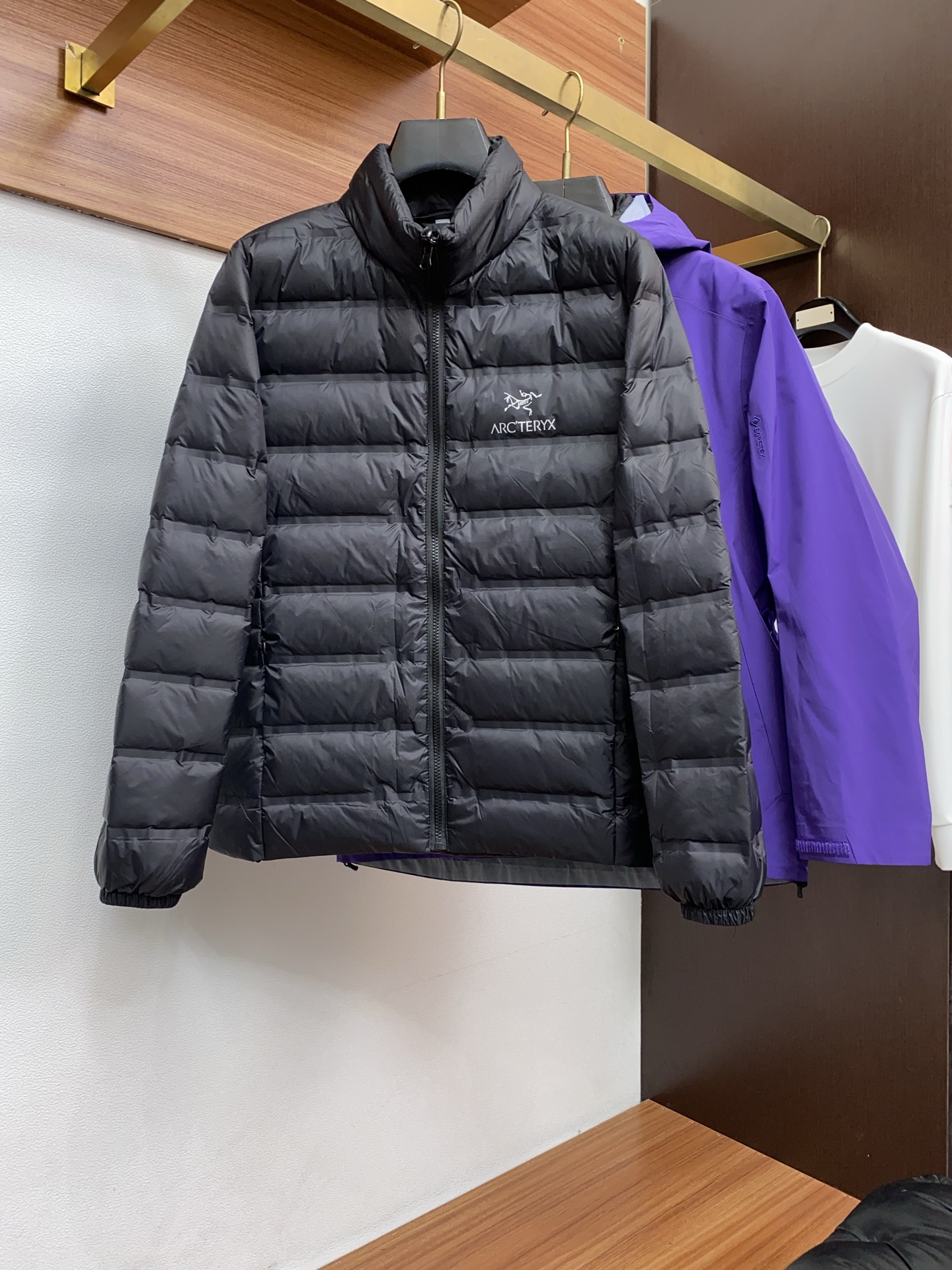 Arcteryx Male Down Jacket White Duck Down Hooded S-l-xl