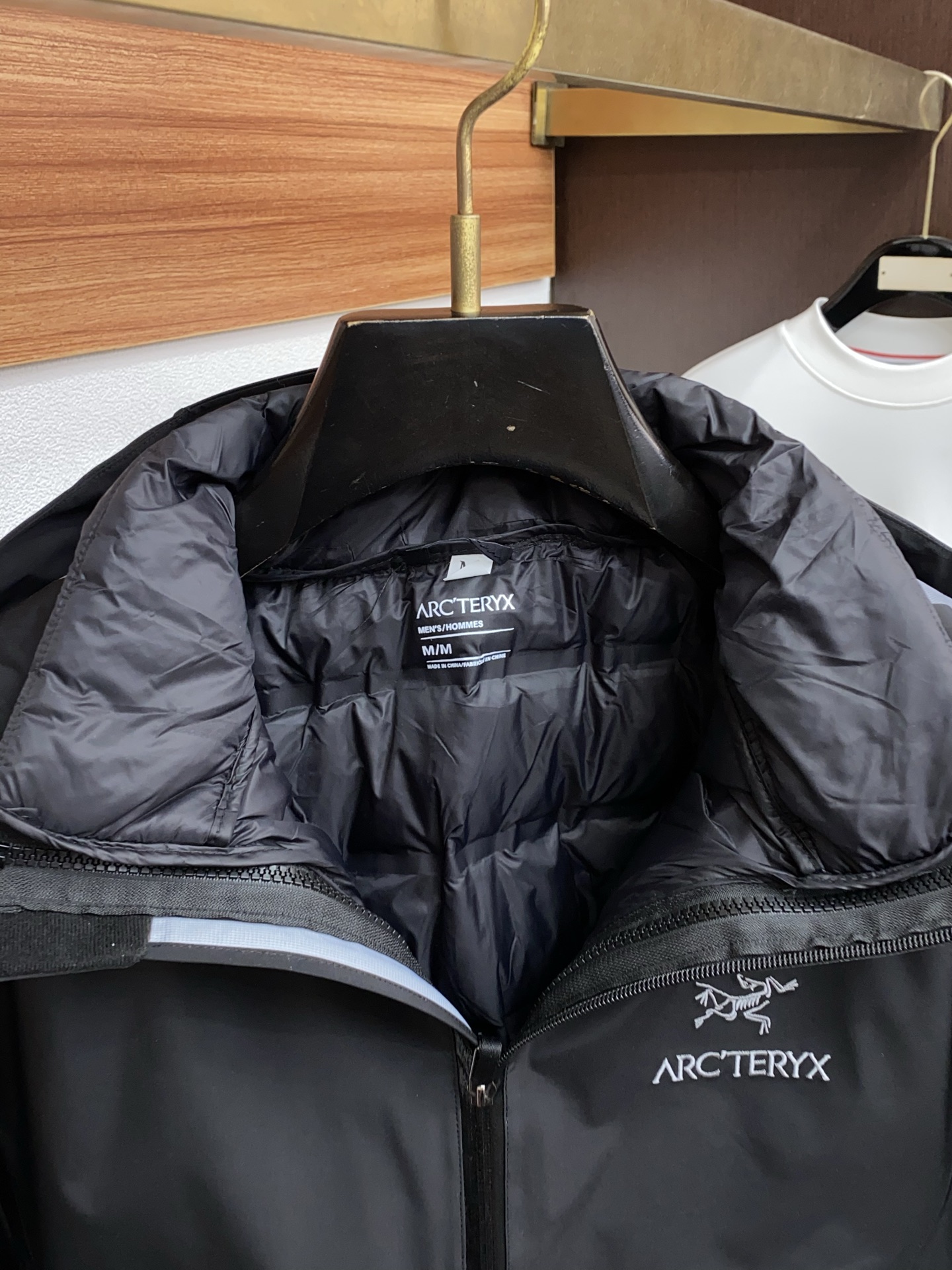 Arcteryx Male Down Jacket White Duck Down Hooded S-l-xl