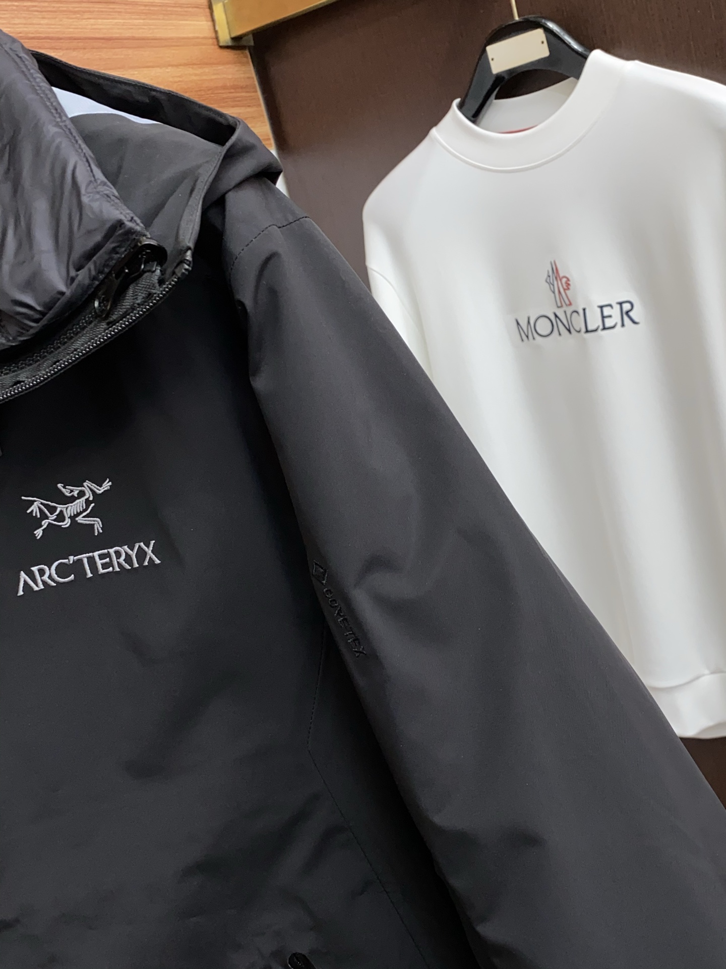Arcteryx Male Down Jacket White Duck Down Hooded S-l-xl