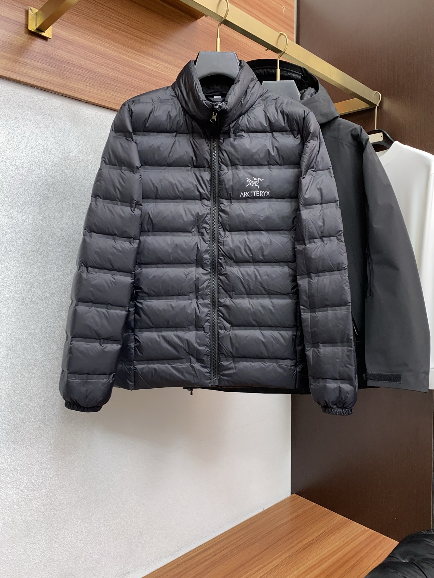 Arcteryx Male Down Jacket White Duck Down Hooded S-l-xl