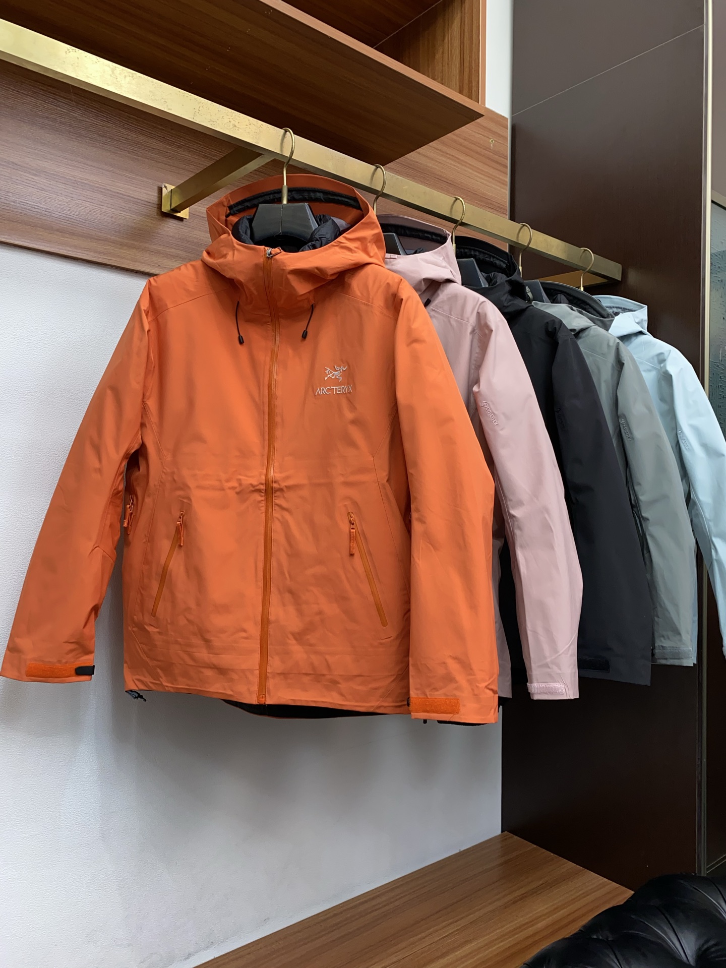 Arcteryx Male Down Jacket White Duck Down Hooded S-l-xl