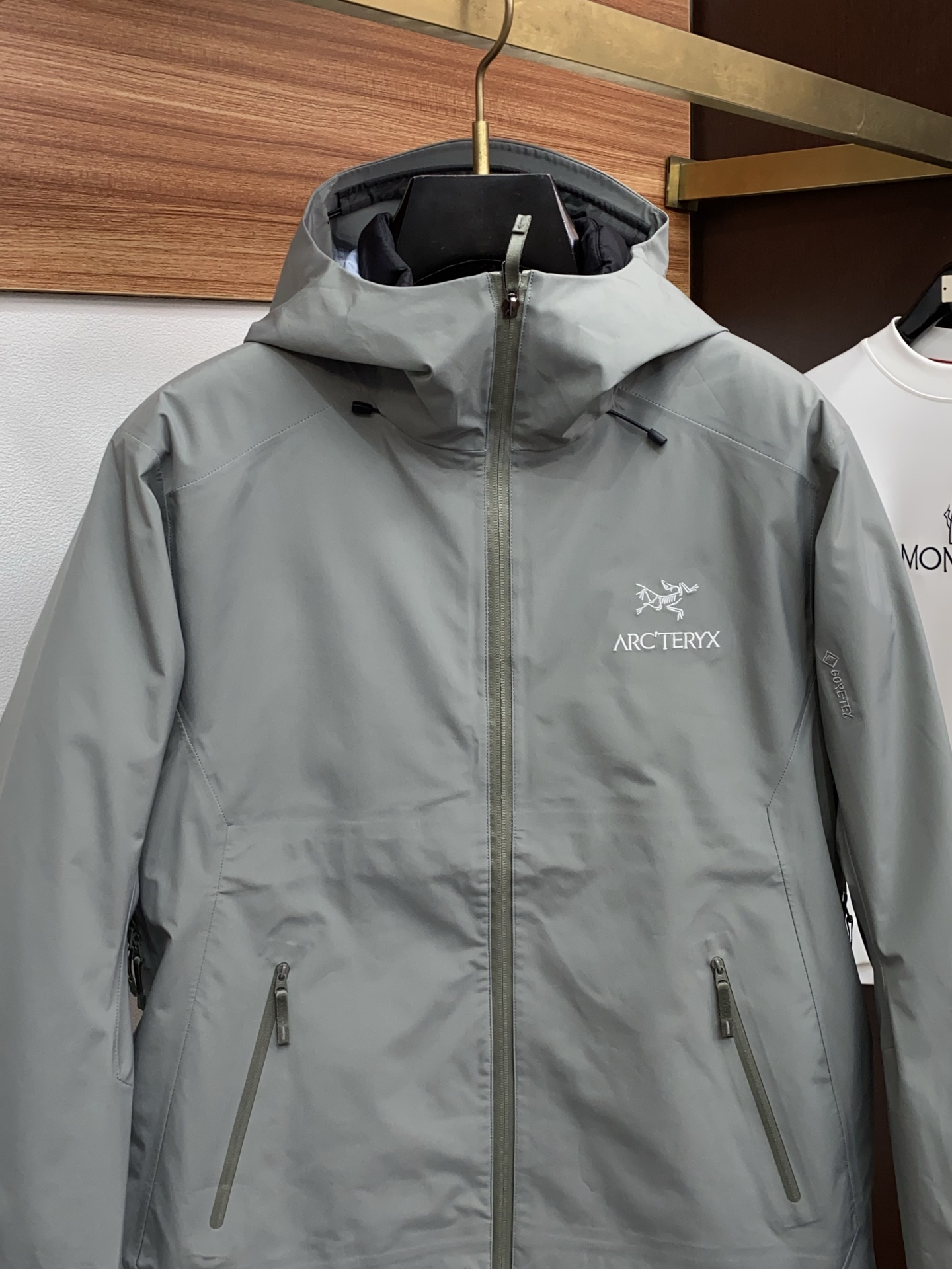 Arcteryx Male Down Jacket White Duck Down Hooded S-l-xl