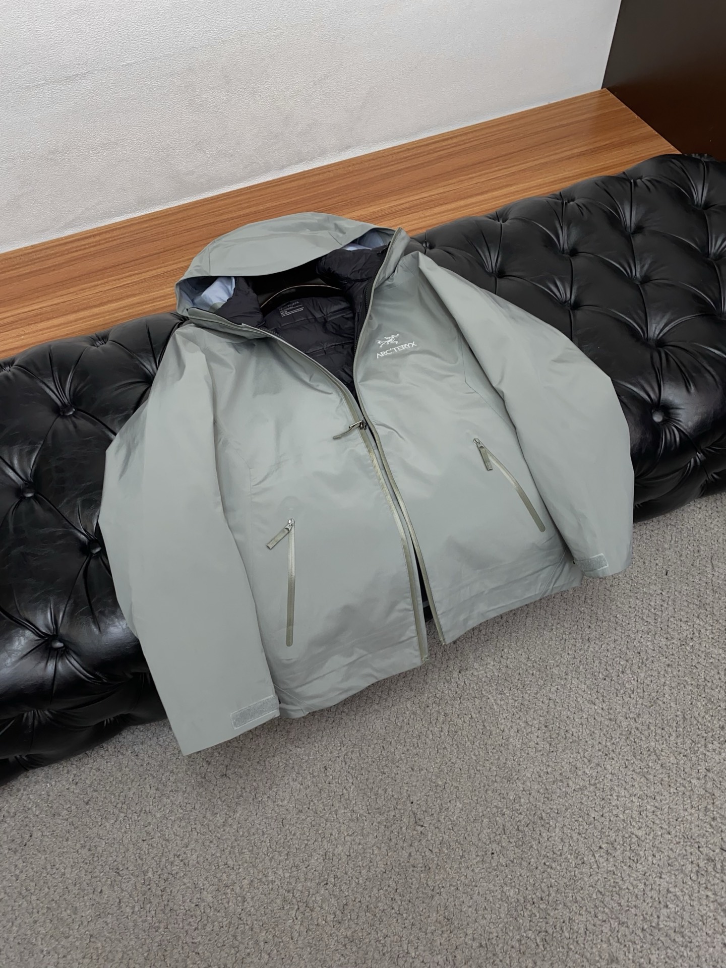 Arcteryx Male Down Jacket White Duck Down Hooded S-l-xl