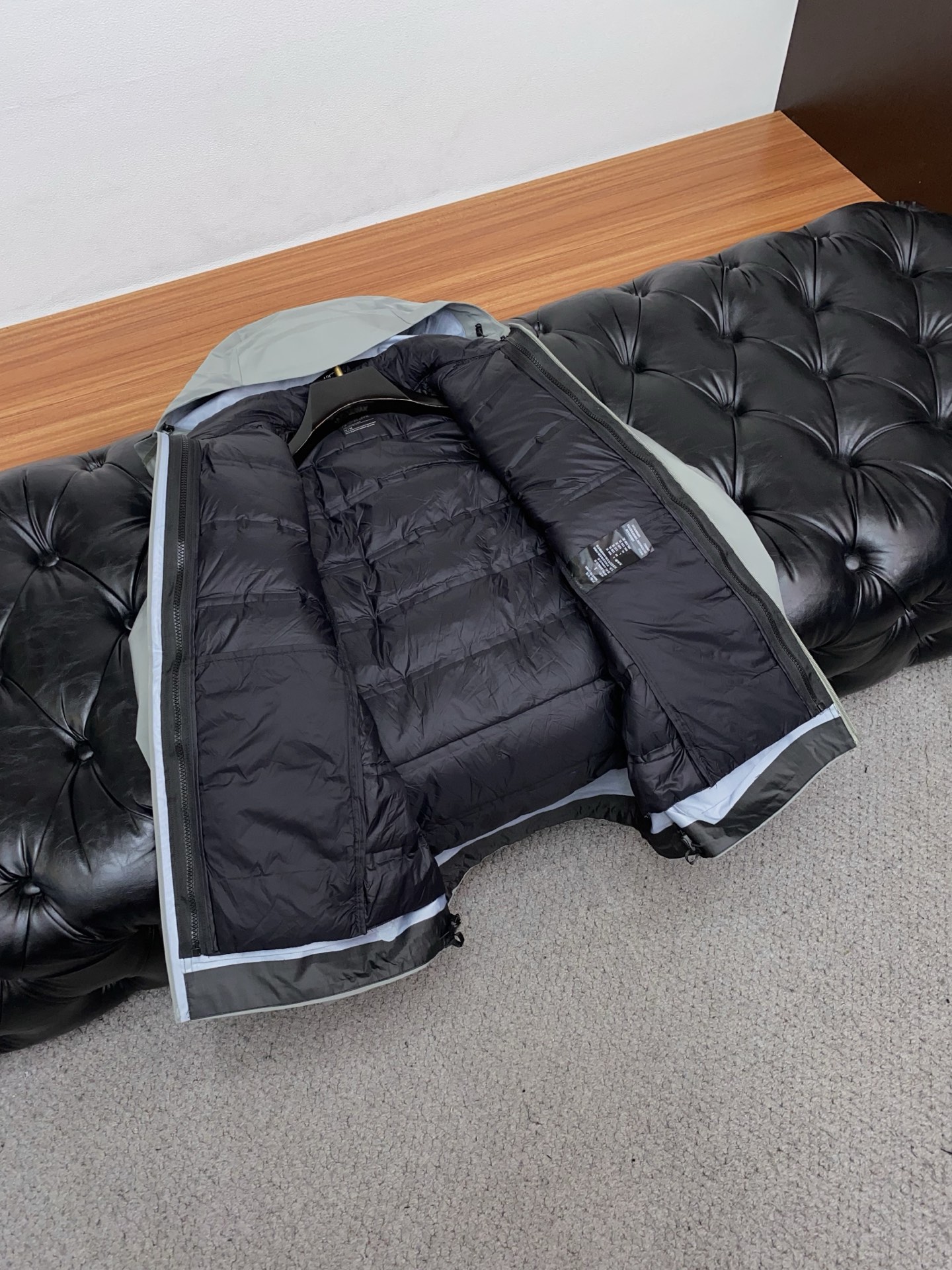 Arcteryx Male Down Jacket White Duck Down Hooded S-l-xl