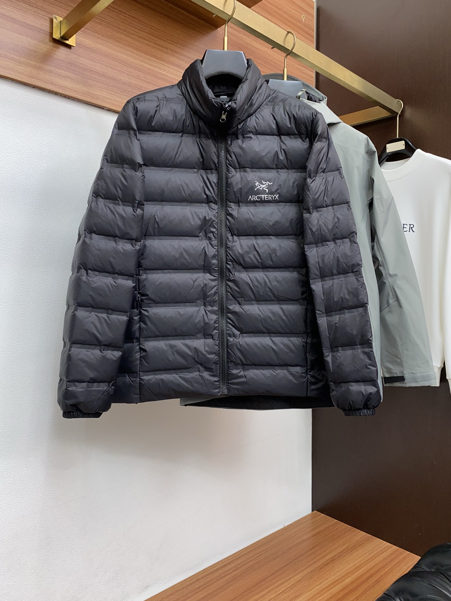 Arcteryx Male Down Jacket White Duck Down Hooded S-l-xl