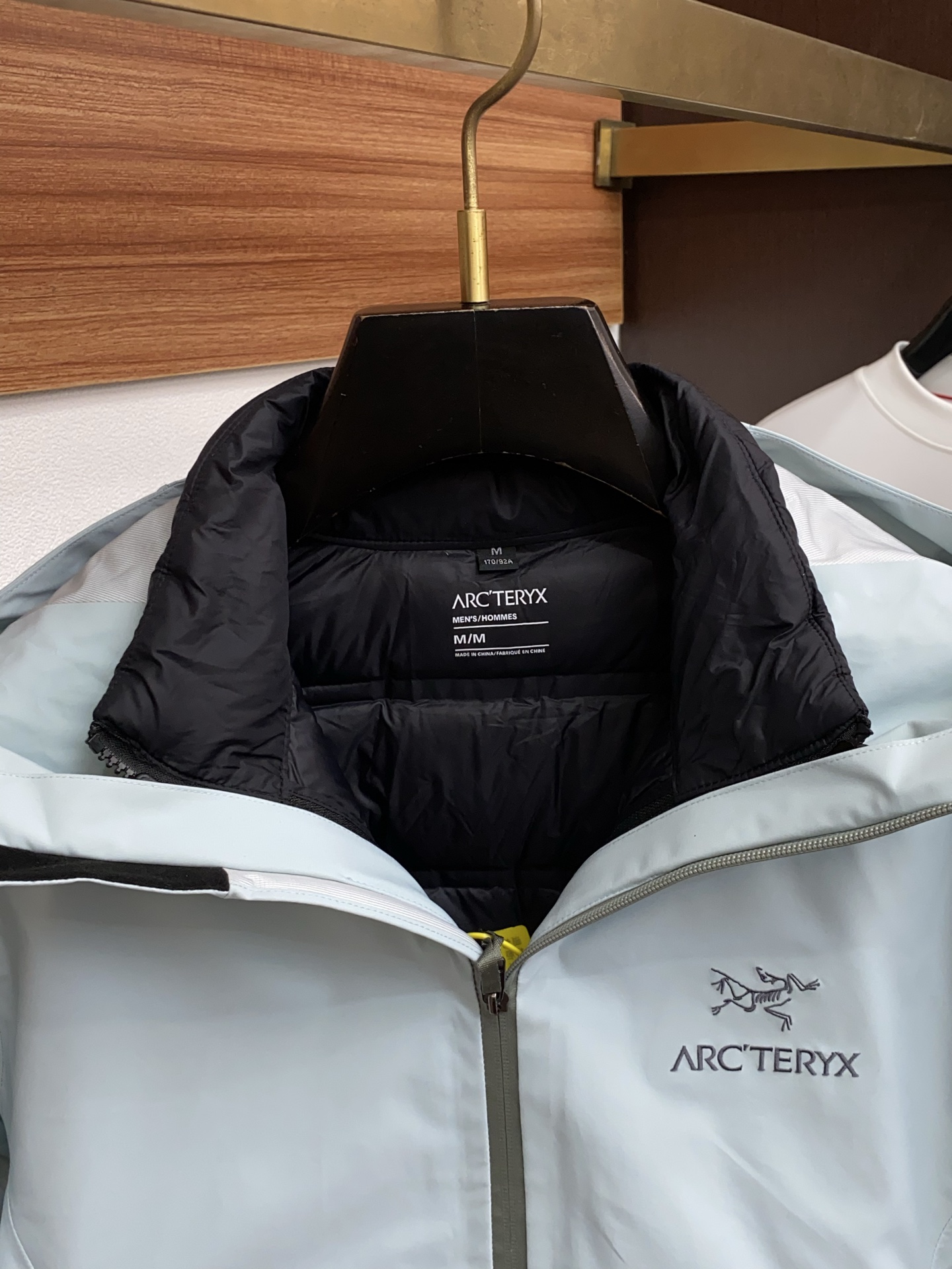 Arcteryx Male Down Jacket White Duck Down Hooded S-l-xl