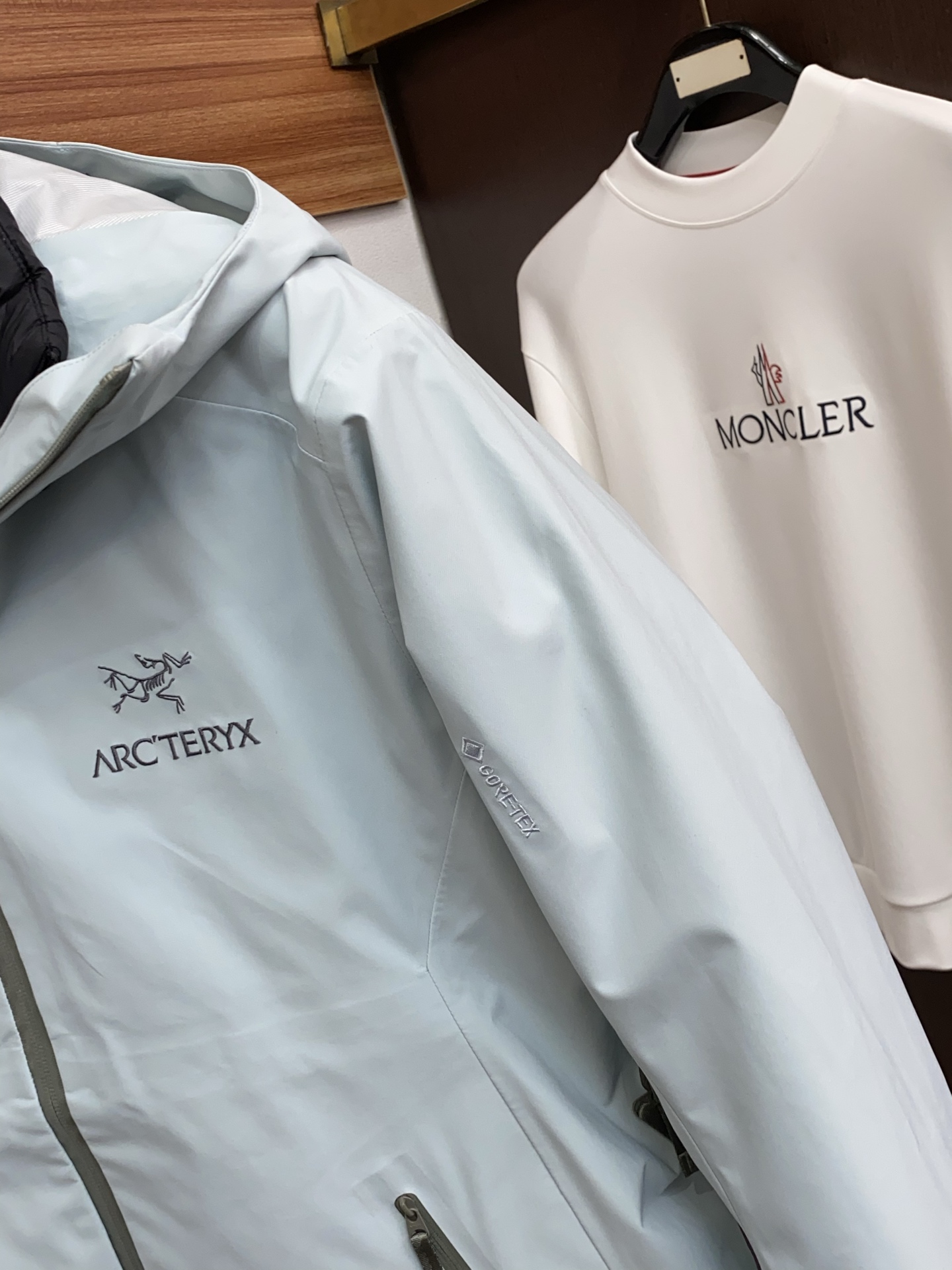 Arcteryx Male Down Jacket White Duck Down Hooded S-l-xl