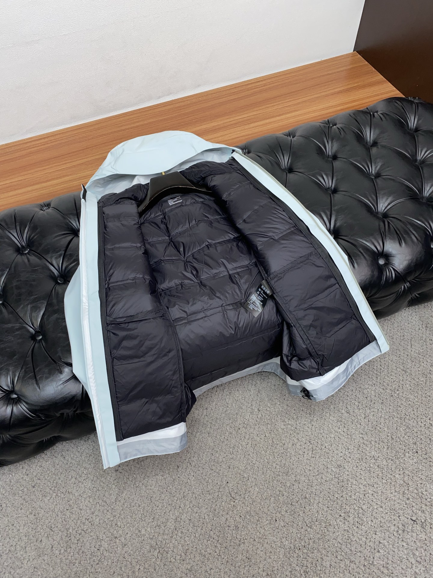 Arcteryx Male Down Jacket White Duck Down Hooded S-l-xl