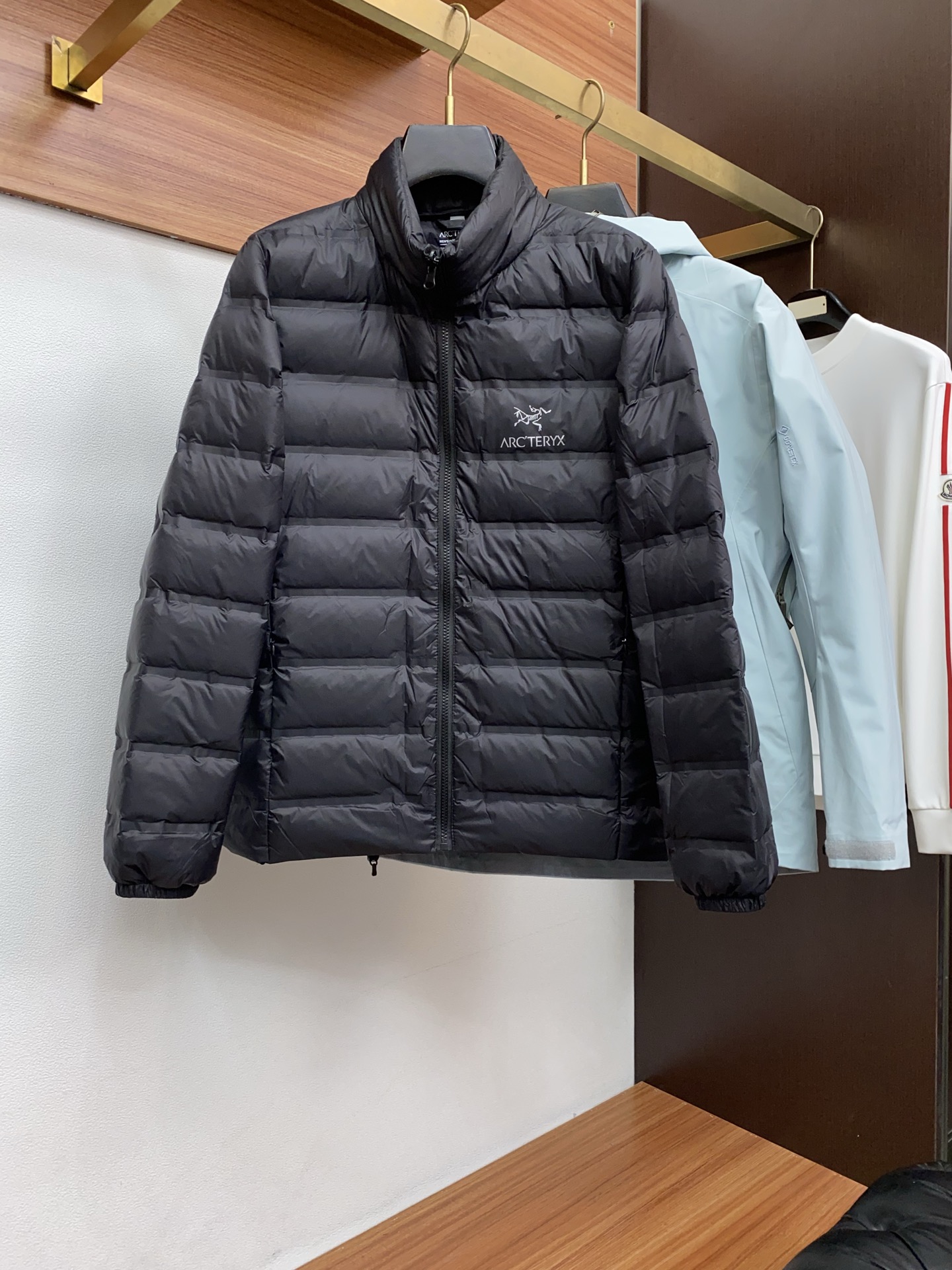 Arcteryx Male Down Jacket White Duck Down Hooded S-l-xl