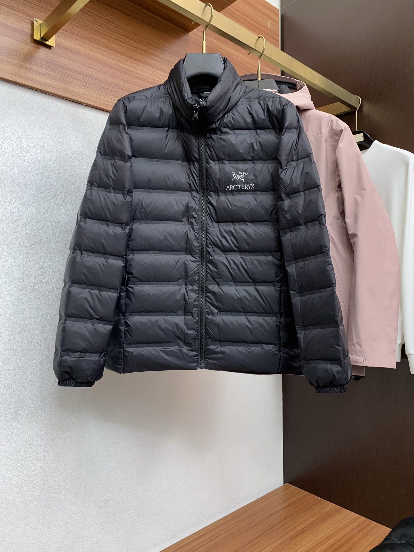 Arcteryx Male Down Jacket White Duck Down Hooded S-l-xl