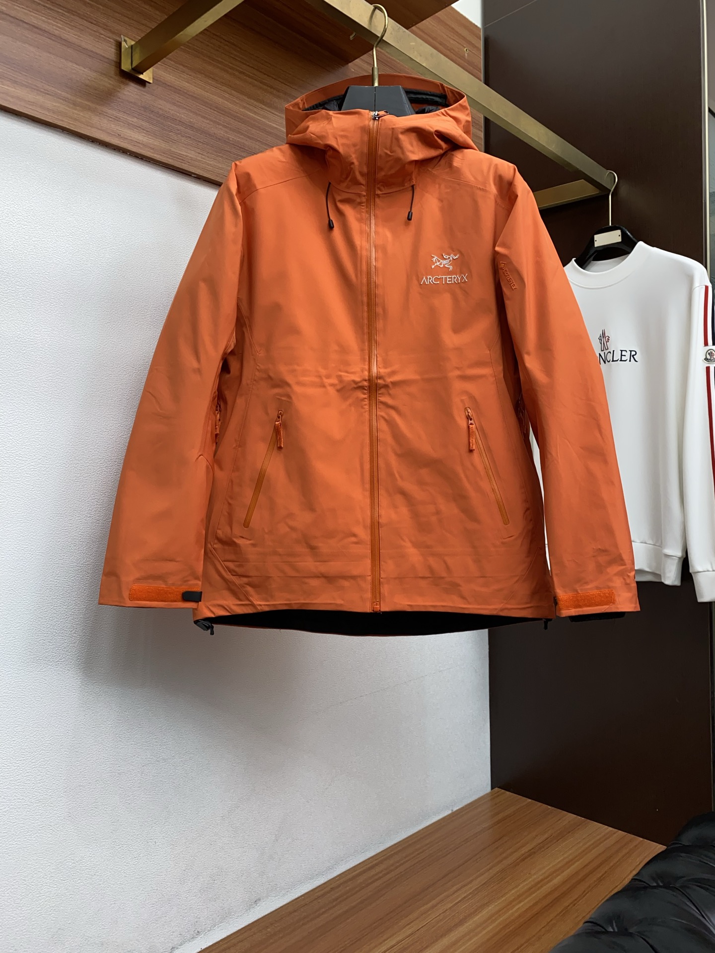 Arcteryx Male Down Jacket White Duck Down Hooded S-l-xl