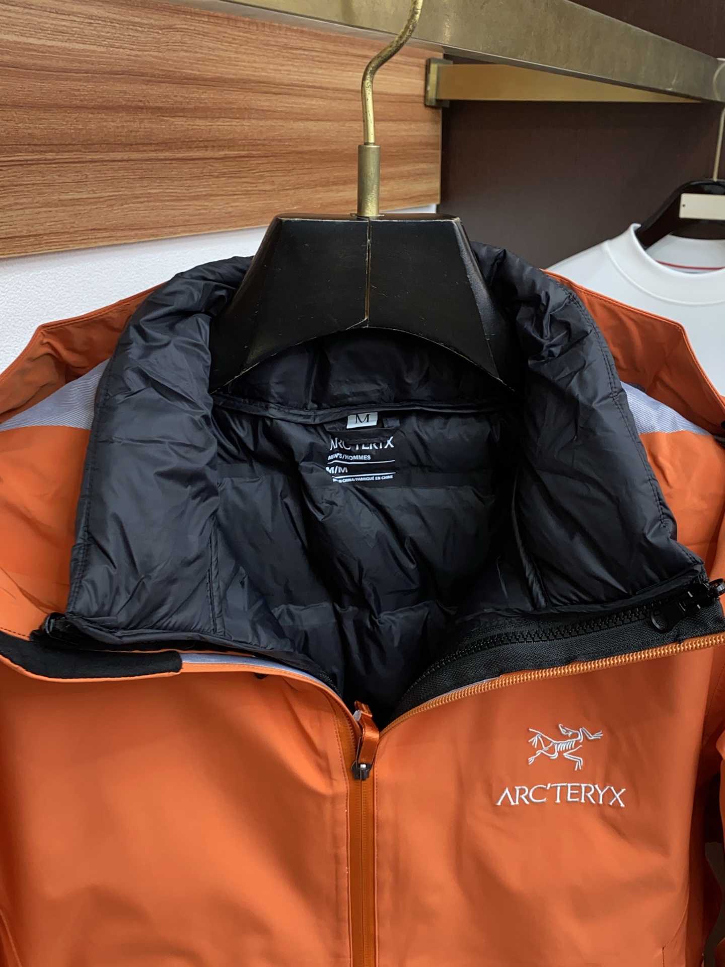 Arcteryx Male Down Jacket White Duck Down Hooded S-l-xl