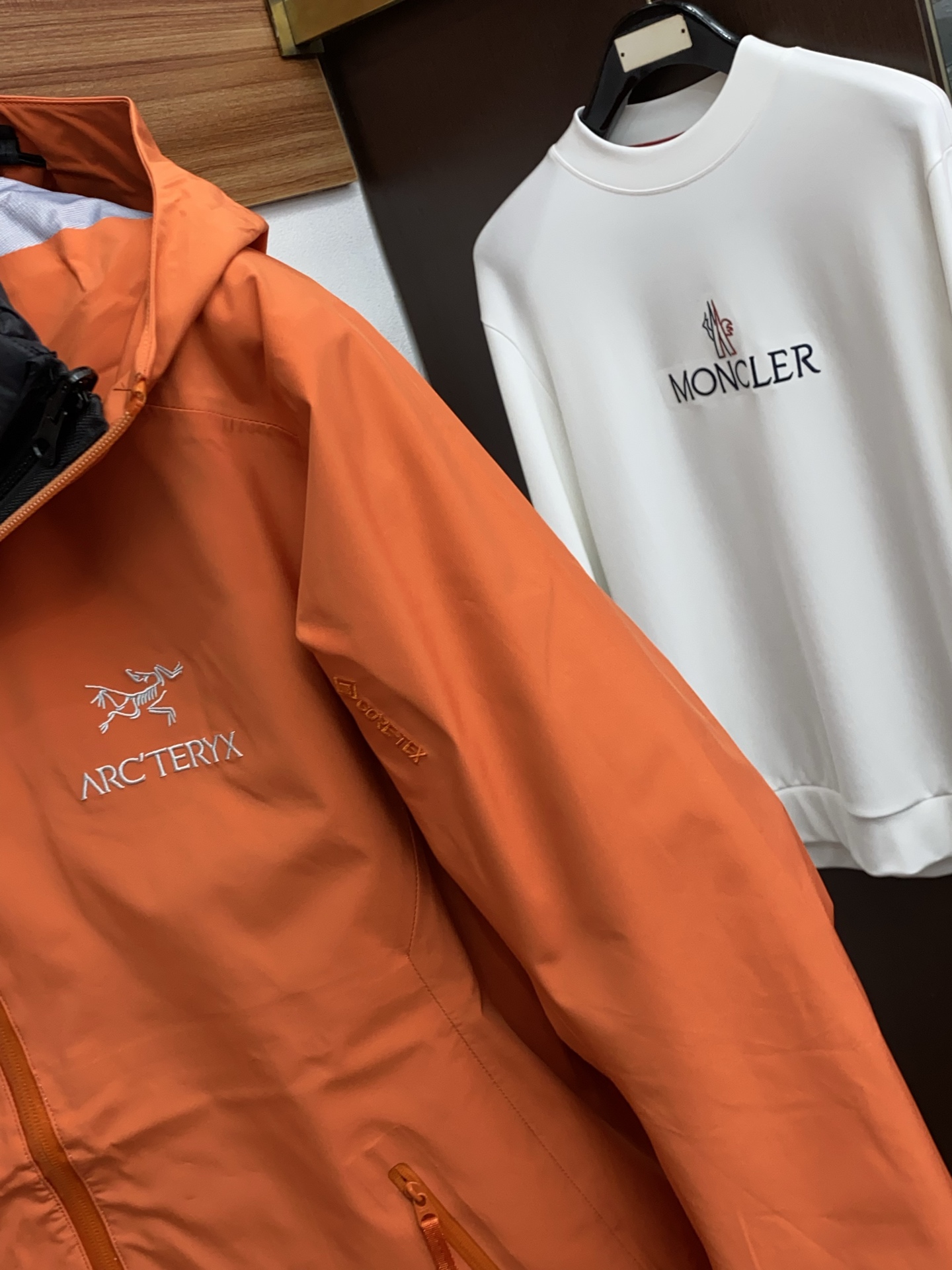 Arcteryx Male Down Jacket White Duck Down Hooded S-l-xl