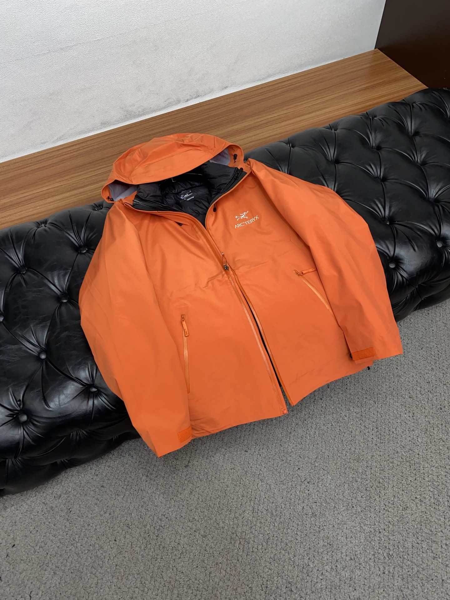 Arcteryx Male Down Jacket White Duck Down Hooded S-l-xl