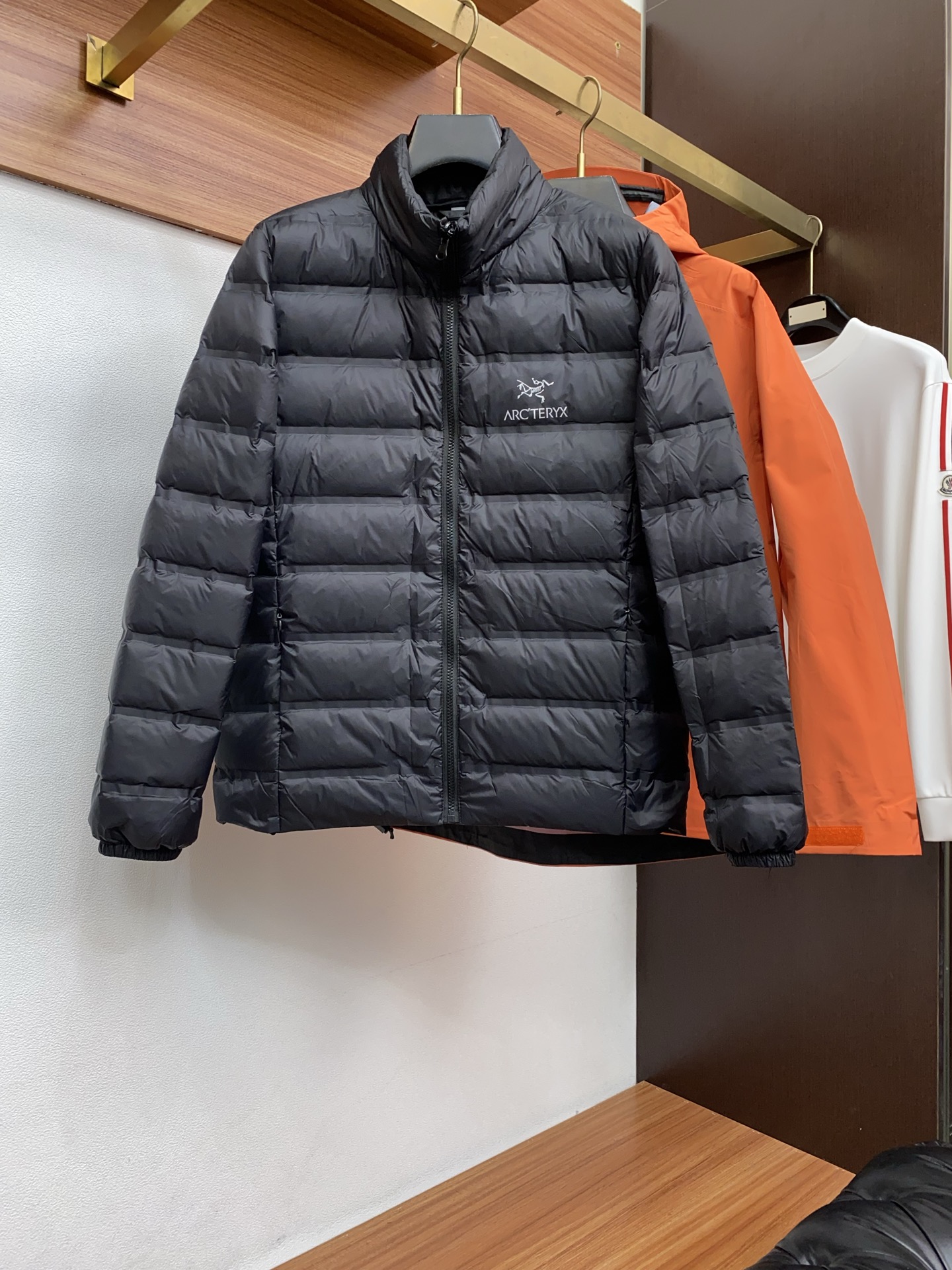 Arcteryx Male Down Jacket White Duck Down Hooded S-l-xl