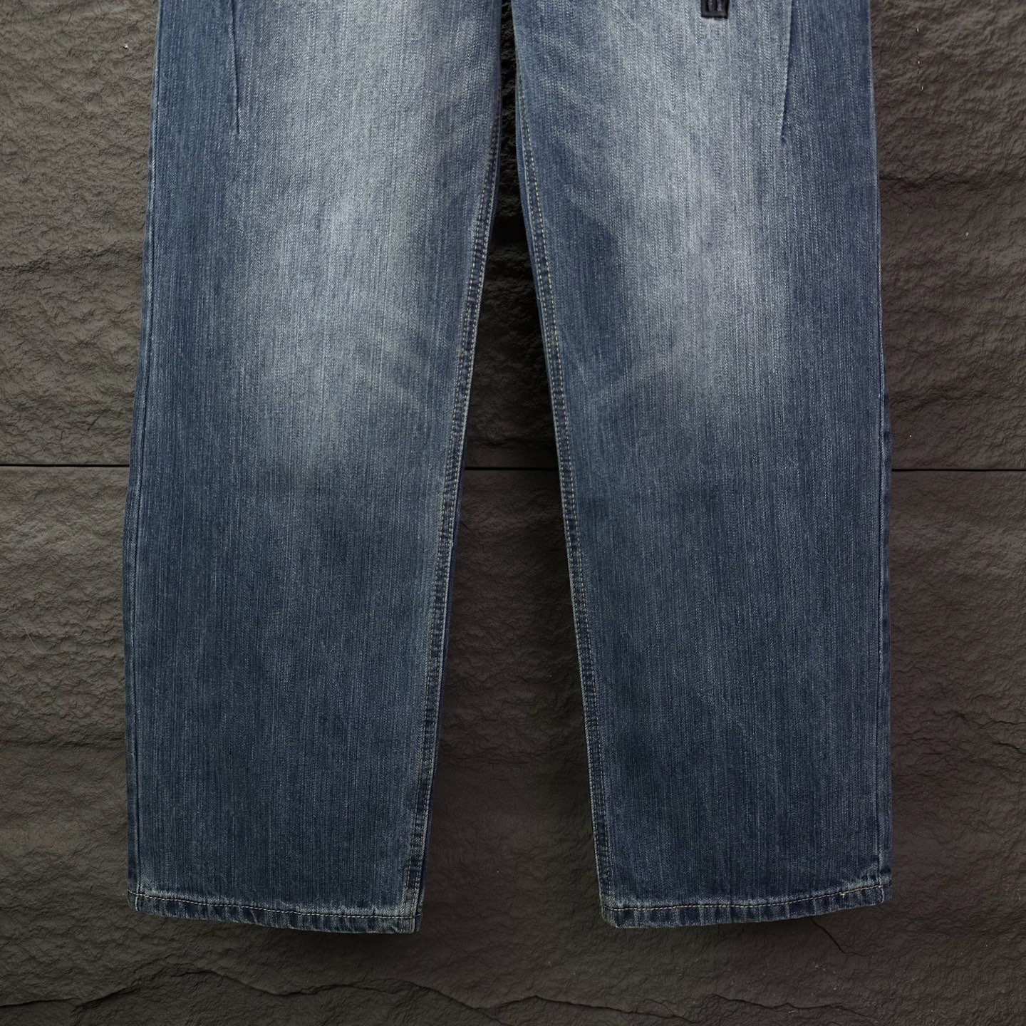 Balenciaga Couple Jeans Blue Loose Fit