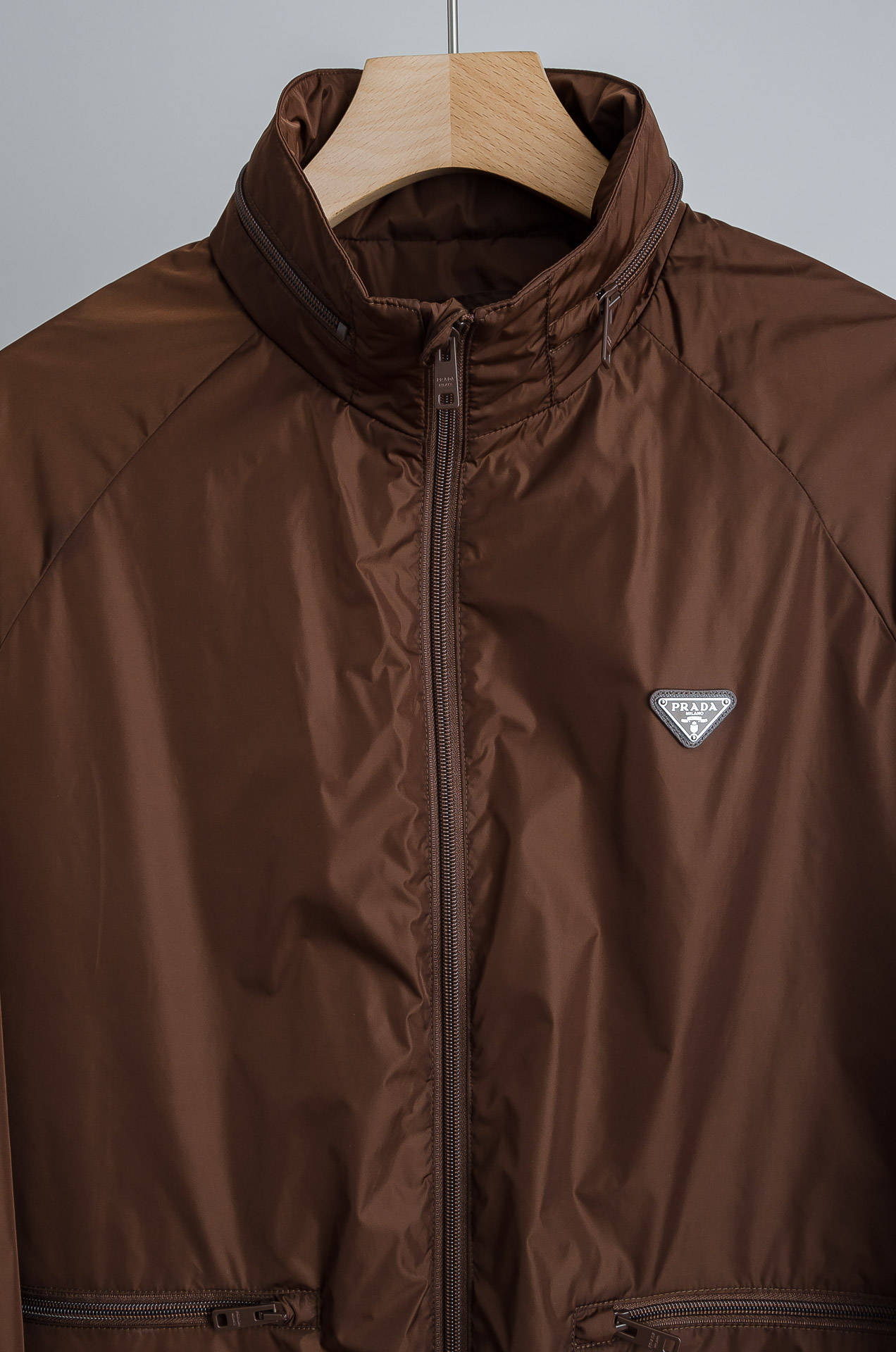 Prada Male Jacket Polyester Hooded M-xxxl