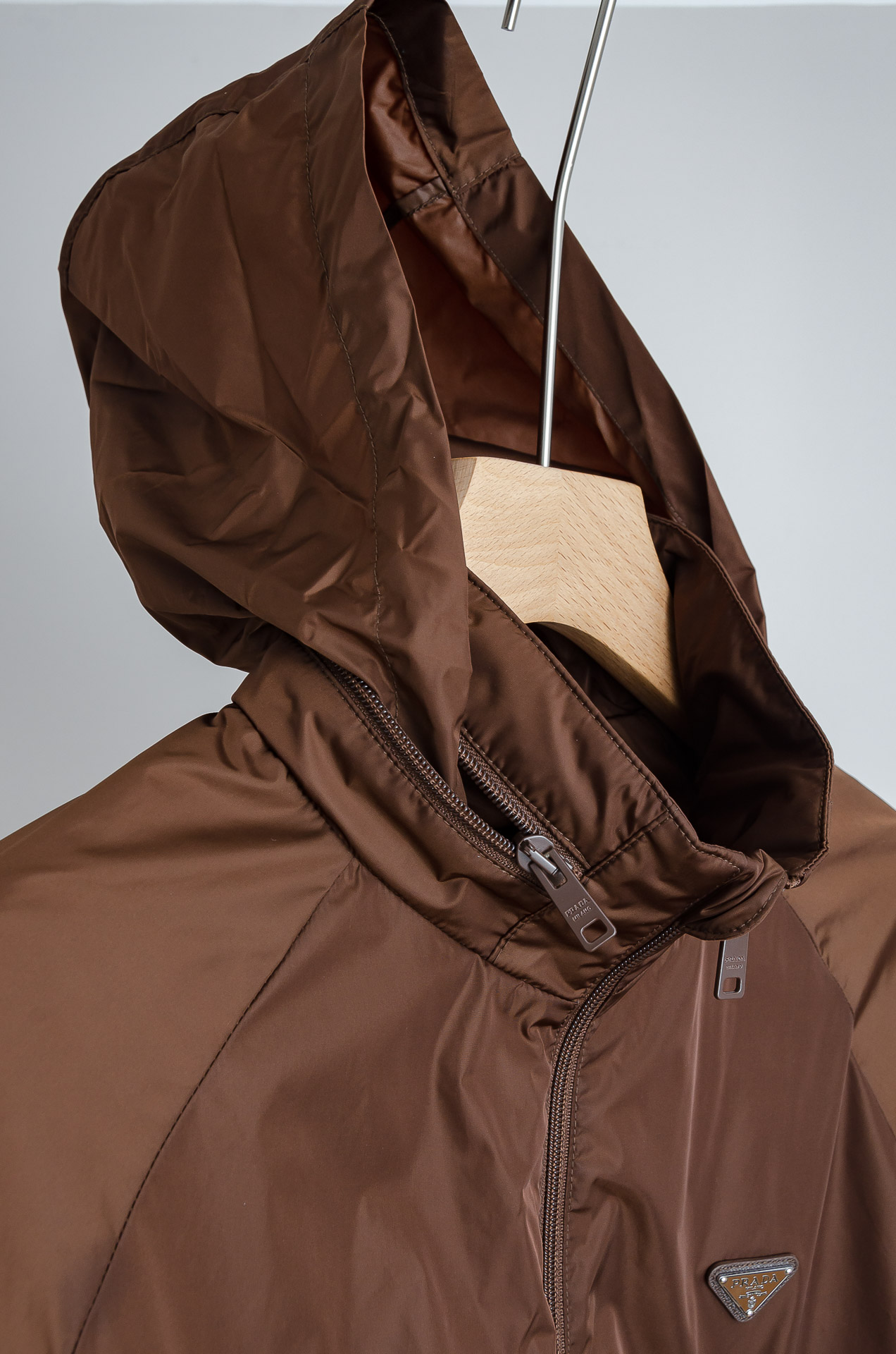 Prada Male Jacket Polyester Hooded M-xxxl