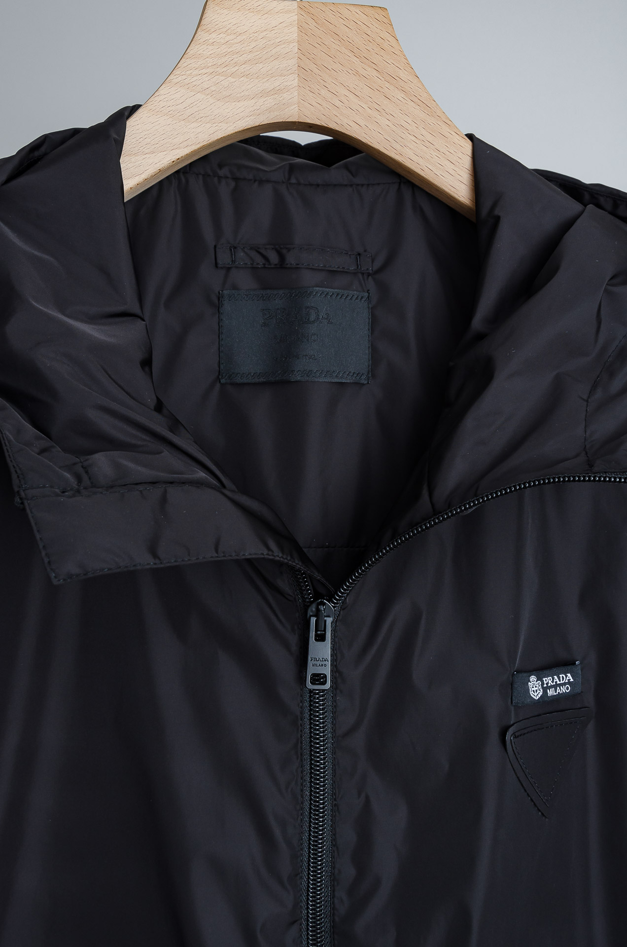 Prada Male Jacket Polyester Hooded M-xxxl