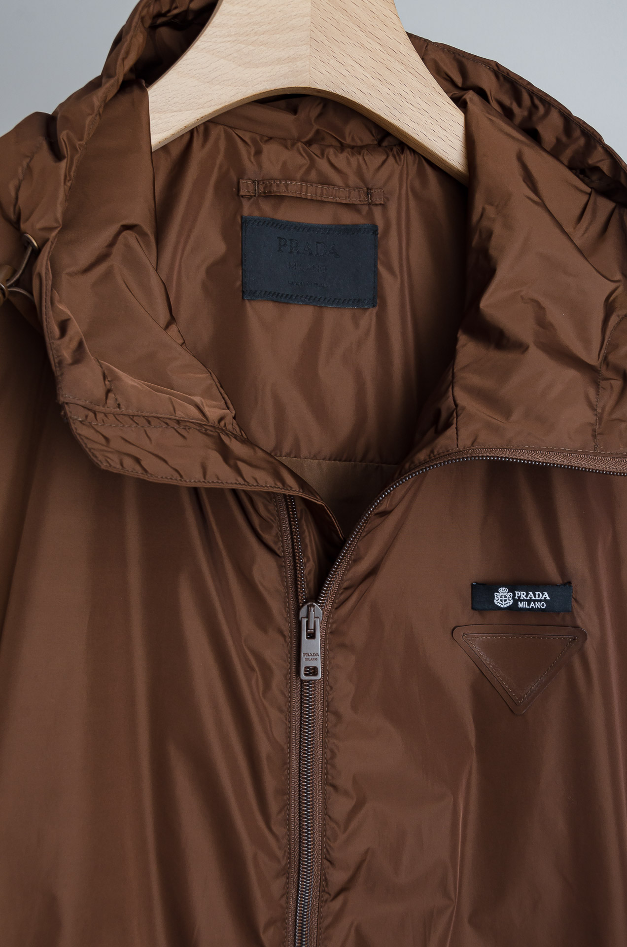 Prada Male Jacket Polyester Hooded M-xxxl