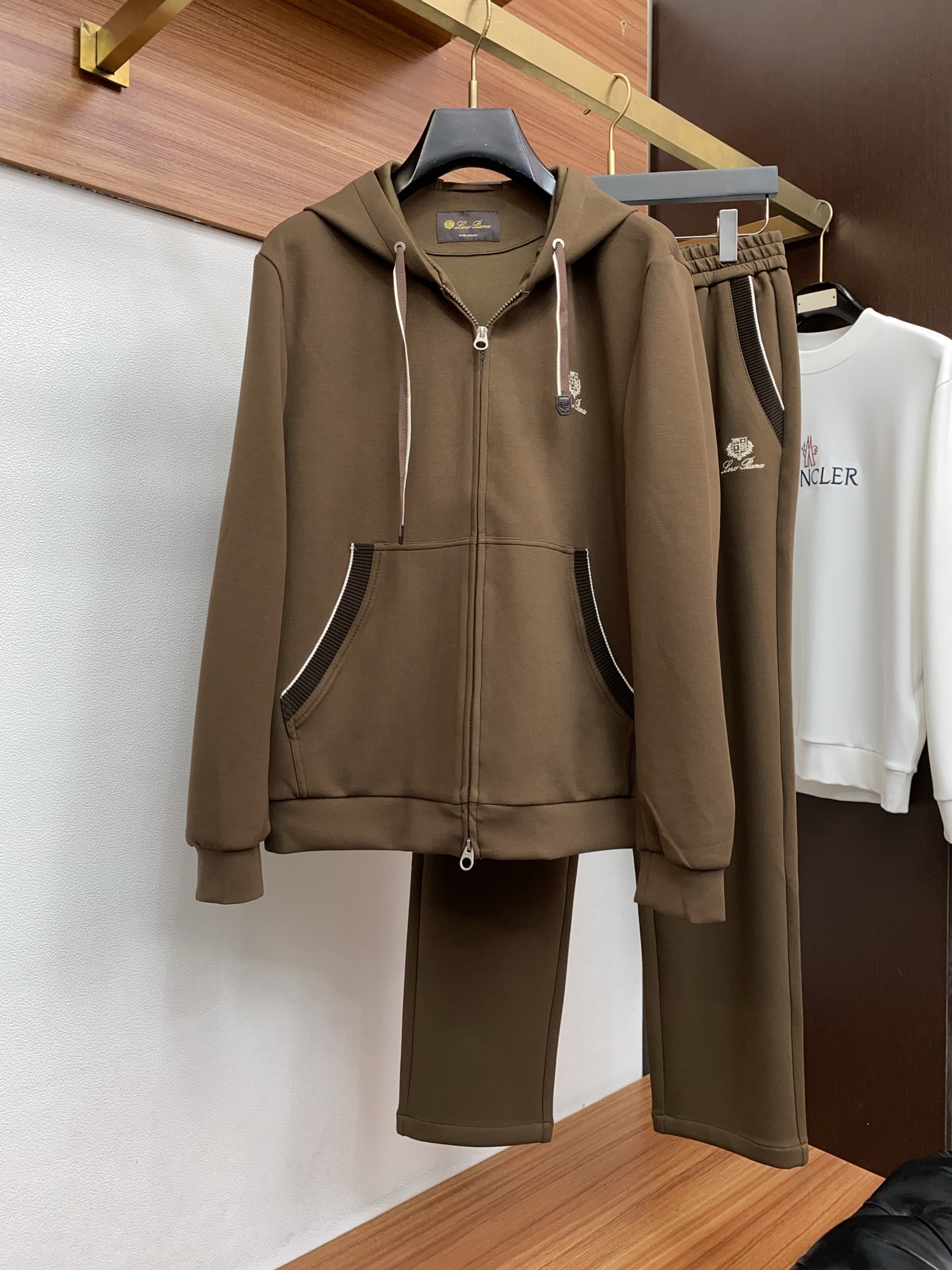 Loro Piana Male Hoodie Cotton M-l-54-48-56-50-52