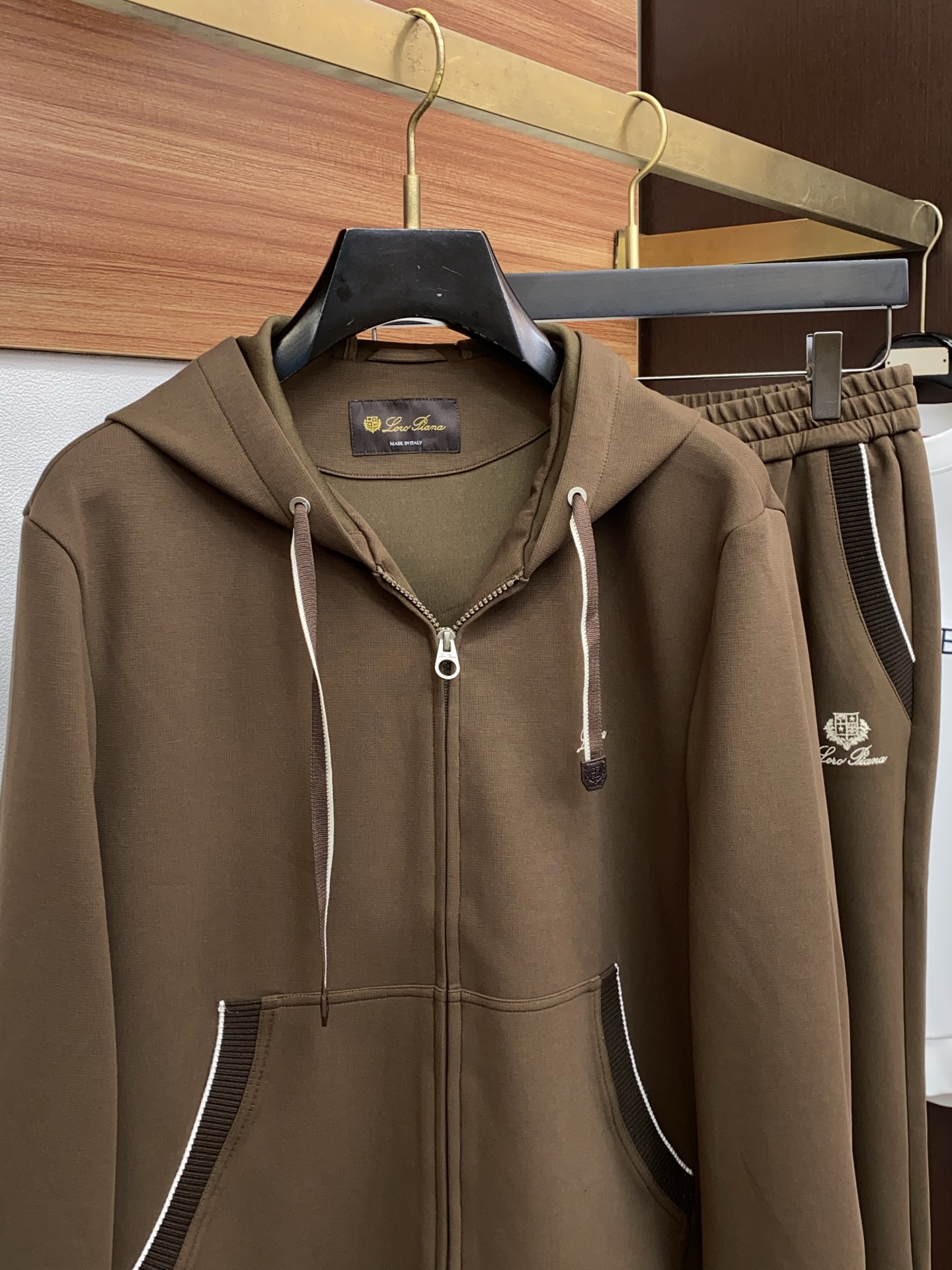 Loro Piana Male Hoodie Cotton M-l-54-48-56-50-52