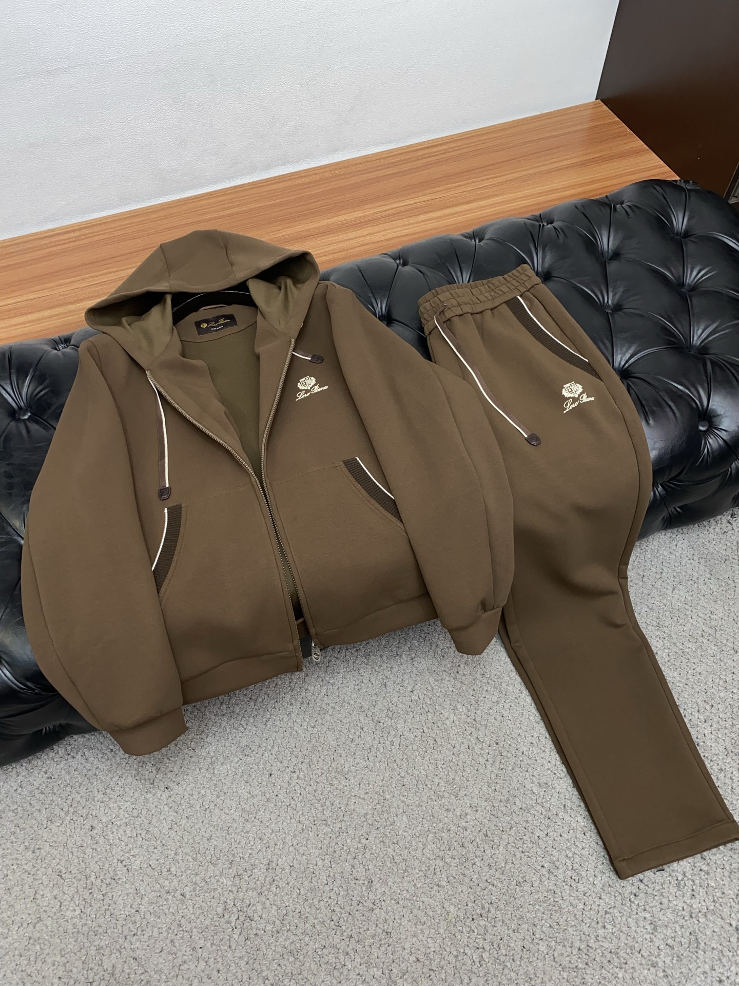 Loro Piana Male Hoodie Cotton M-l-54-48-56-50-52