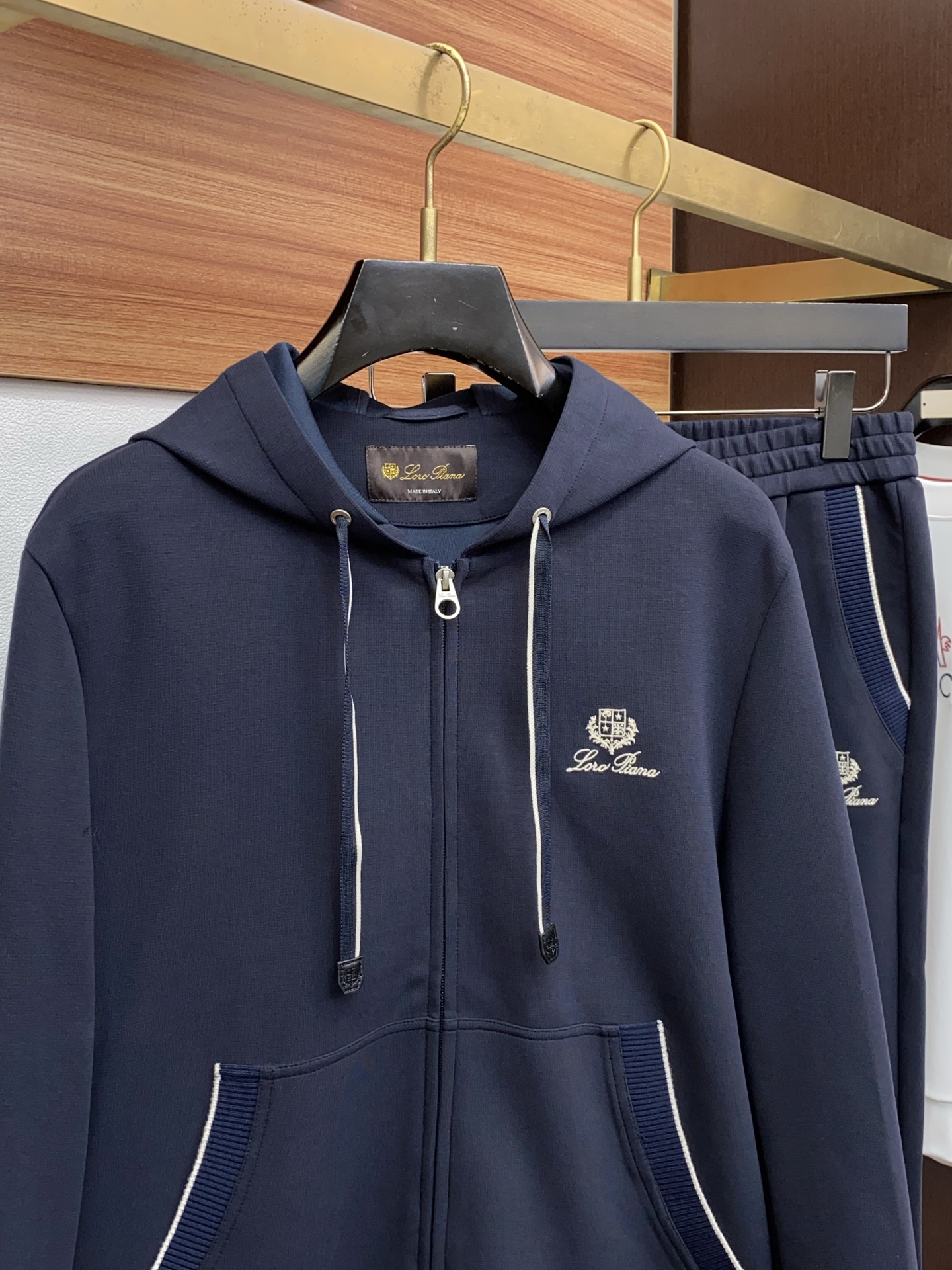 Loro Piana Male Hoodie Cotton M-l-54-48-56-50-52