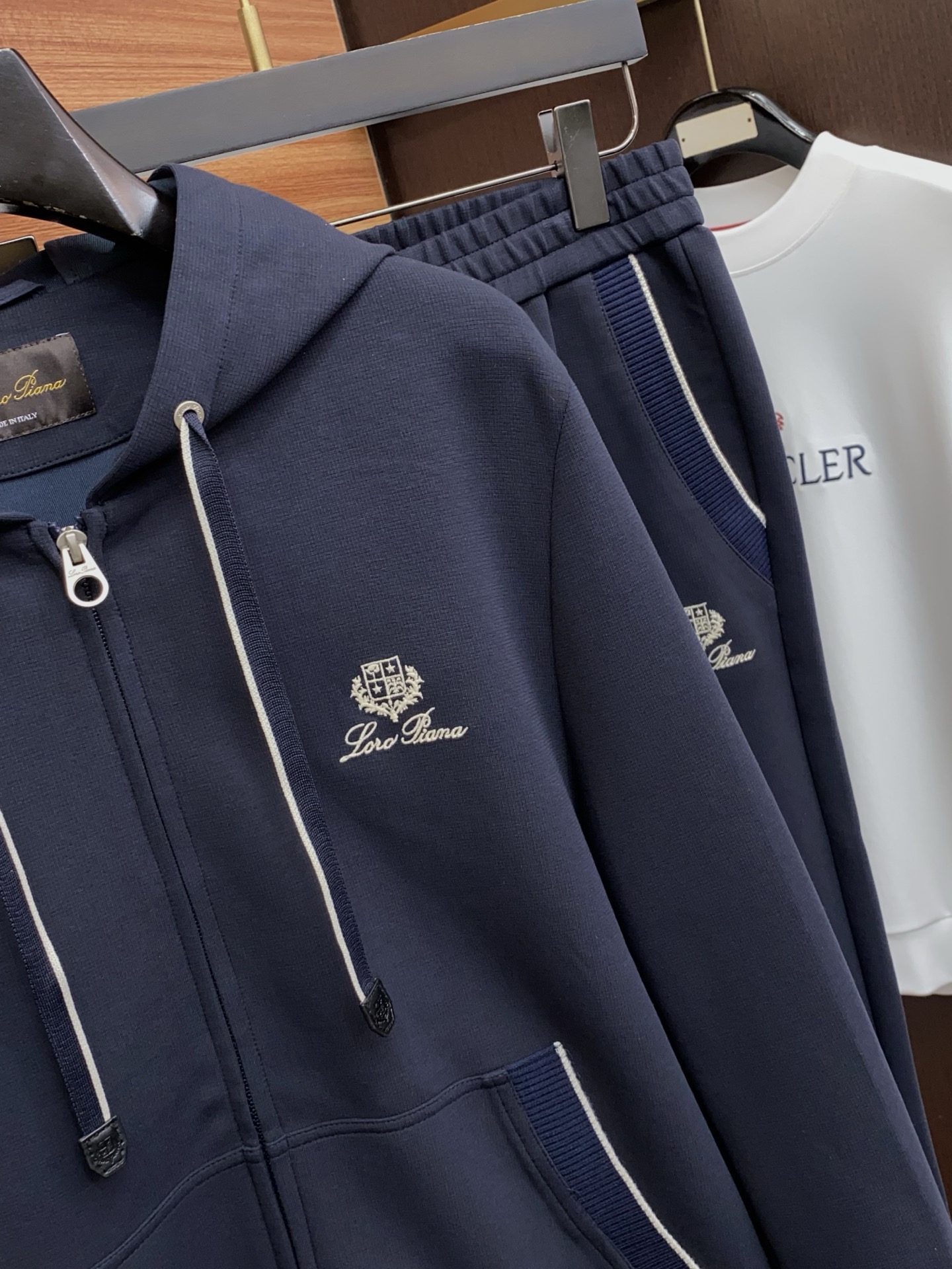 Loro Piana Male Hoodie Cotton M-l-54-48-56-50-52