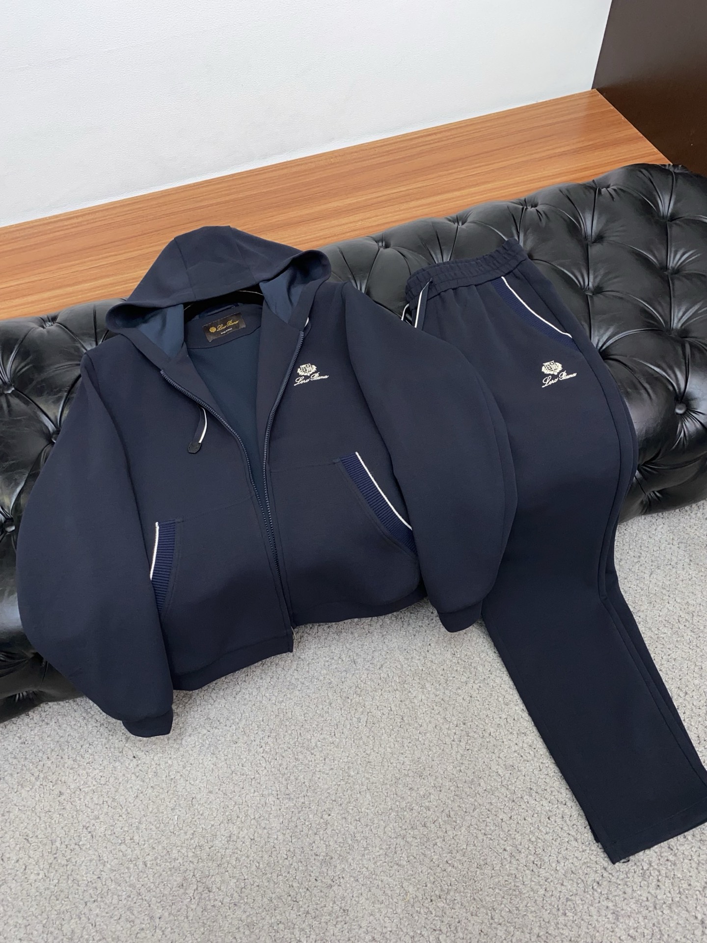 Loro Piana Male Hoodie Cotton M-l-54-48-56-50-52