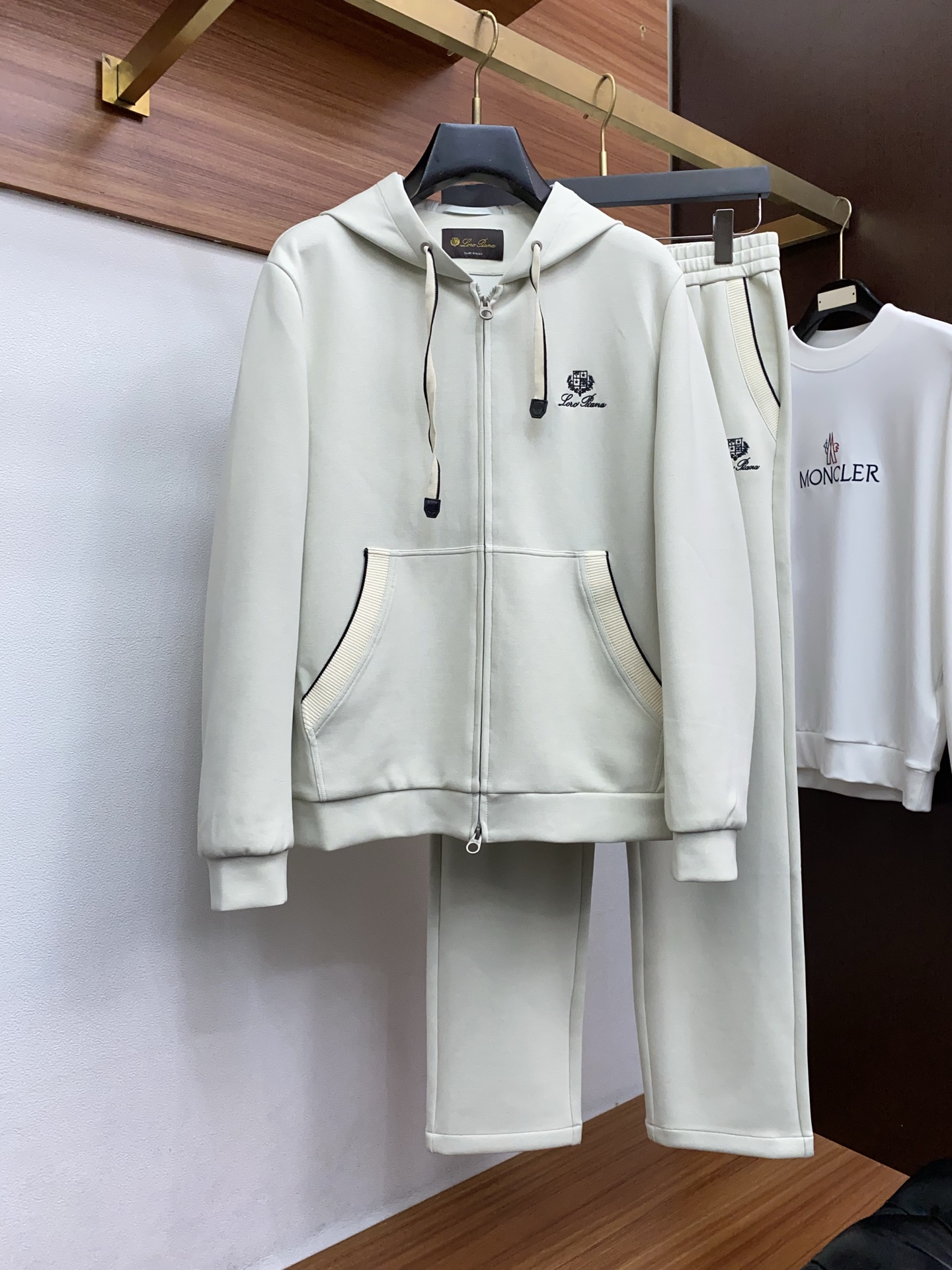 Loro Piana Male Hoodie Cotton M-l-54-48-56-50-52