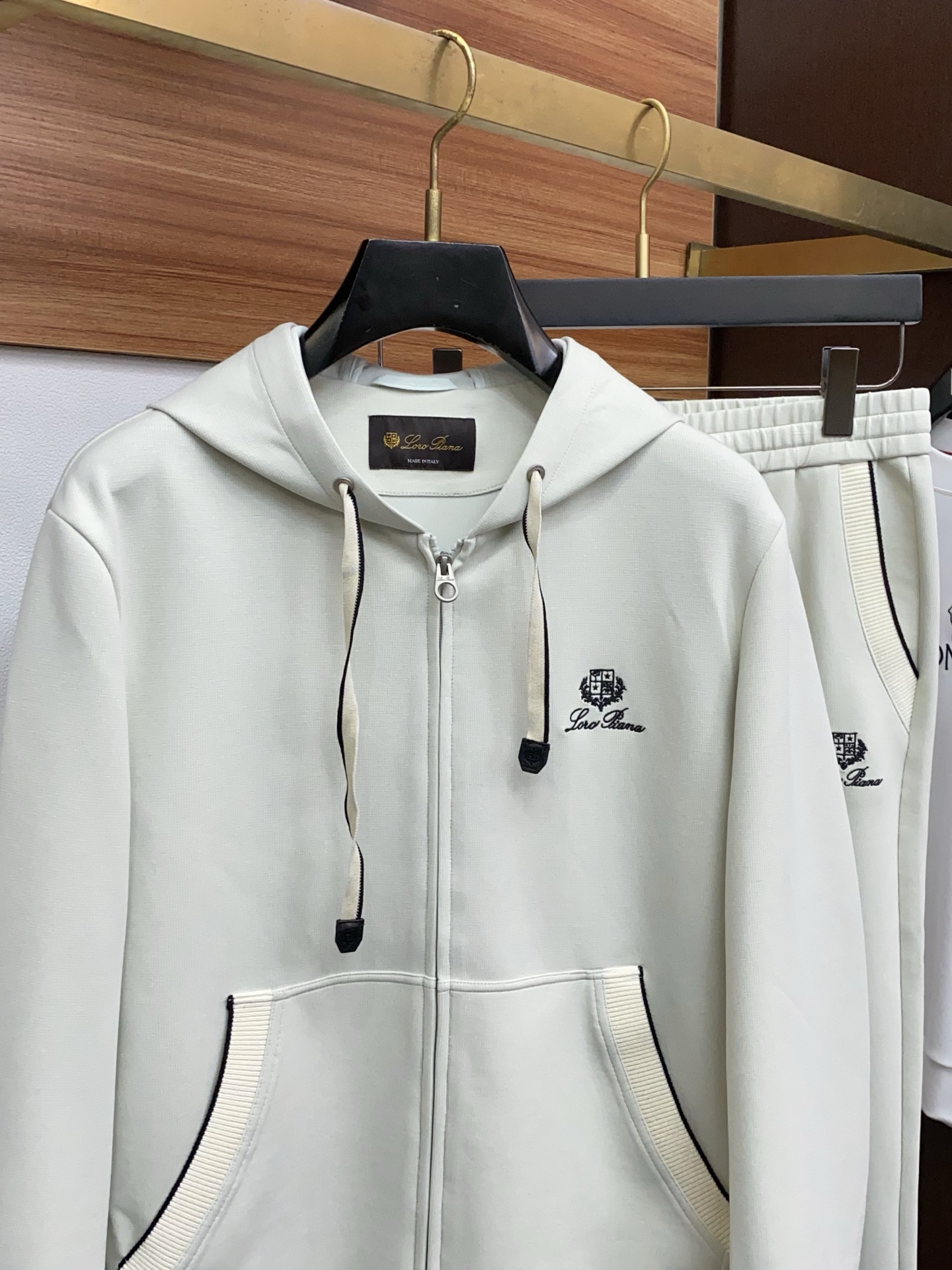 Loro Piana Male Hoodie Cotton M-l-54-48-56-50-52