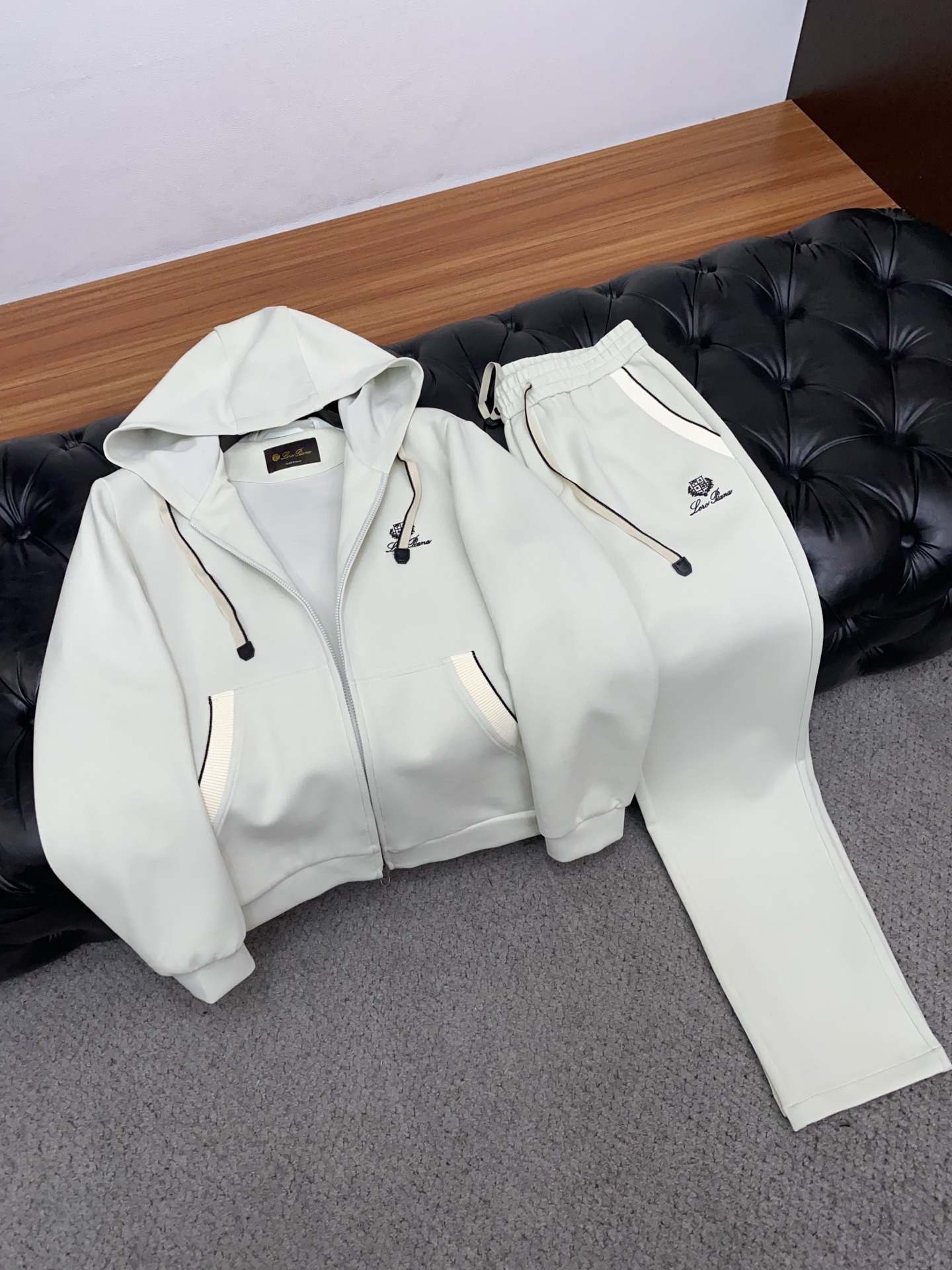 Loro Piana Male Hoodie Cotton M-l-54-48-56-50-52