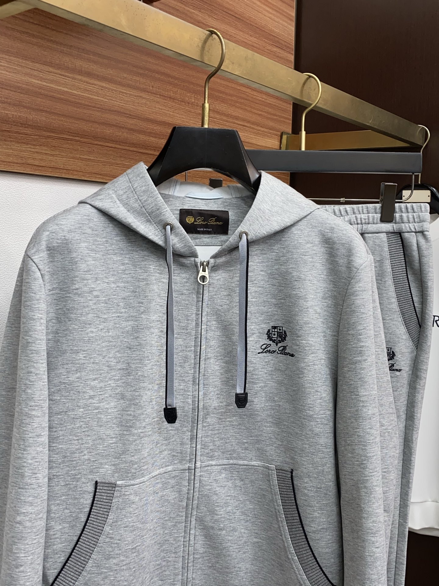 Loro Piana Male Hoodie Cotton M-l-54-48-56-50-52