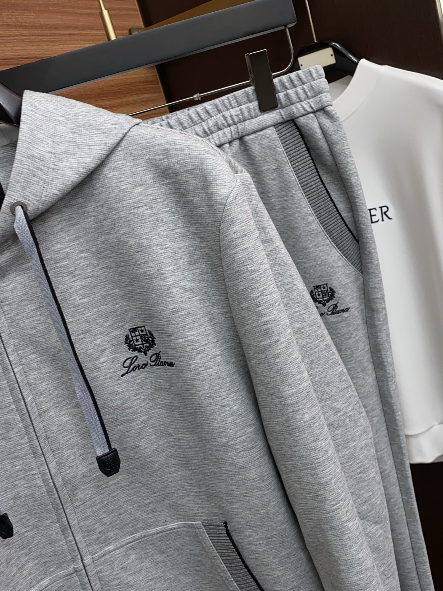 Loro Piana Male Hoodie Cotton M-l-54-48-56-50-52