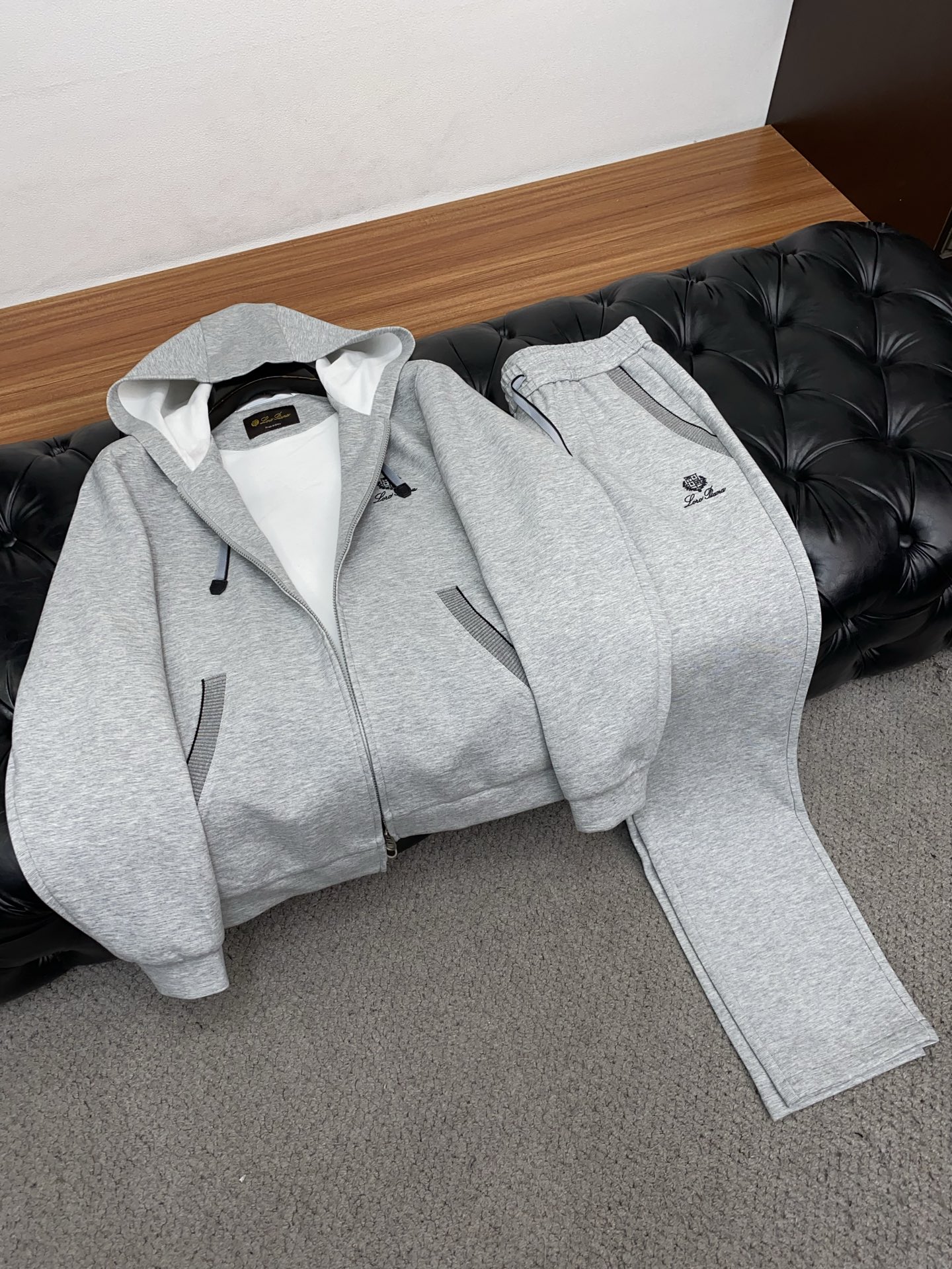 Loro Piana Male Hoodie Cotton M-l-54-48-56-50-52