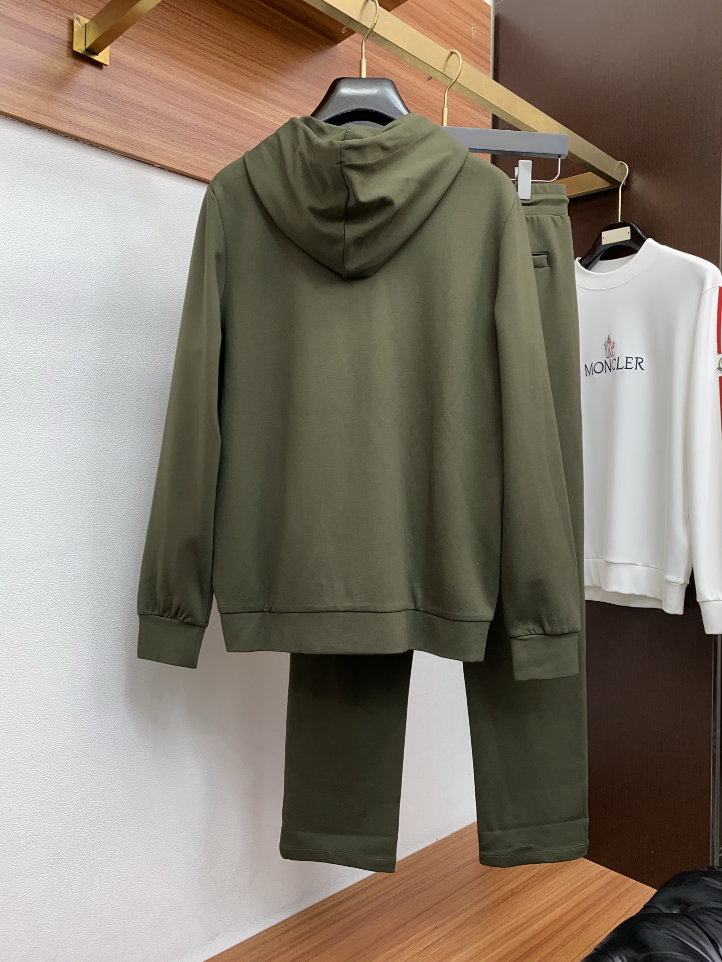 Kiton Male Hoodie Cotton