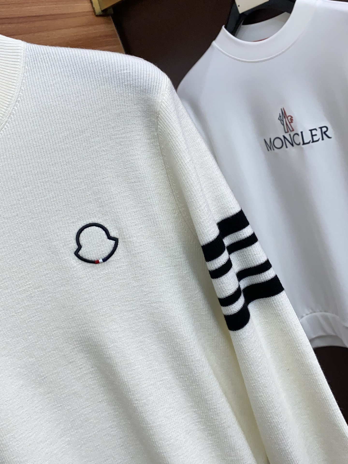 Moncler Male Basic Clothing Wool M-l