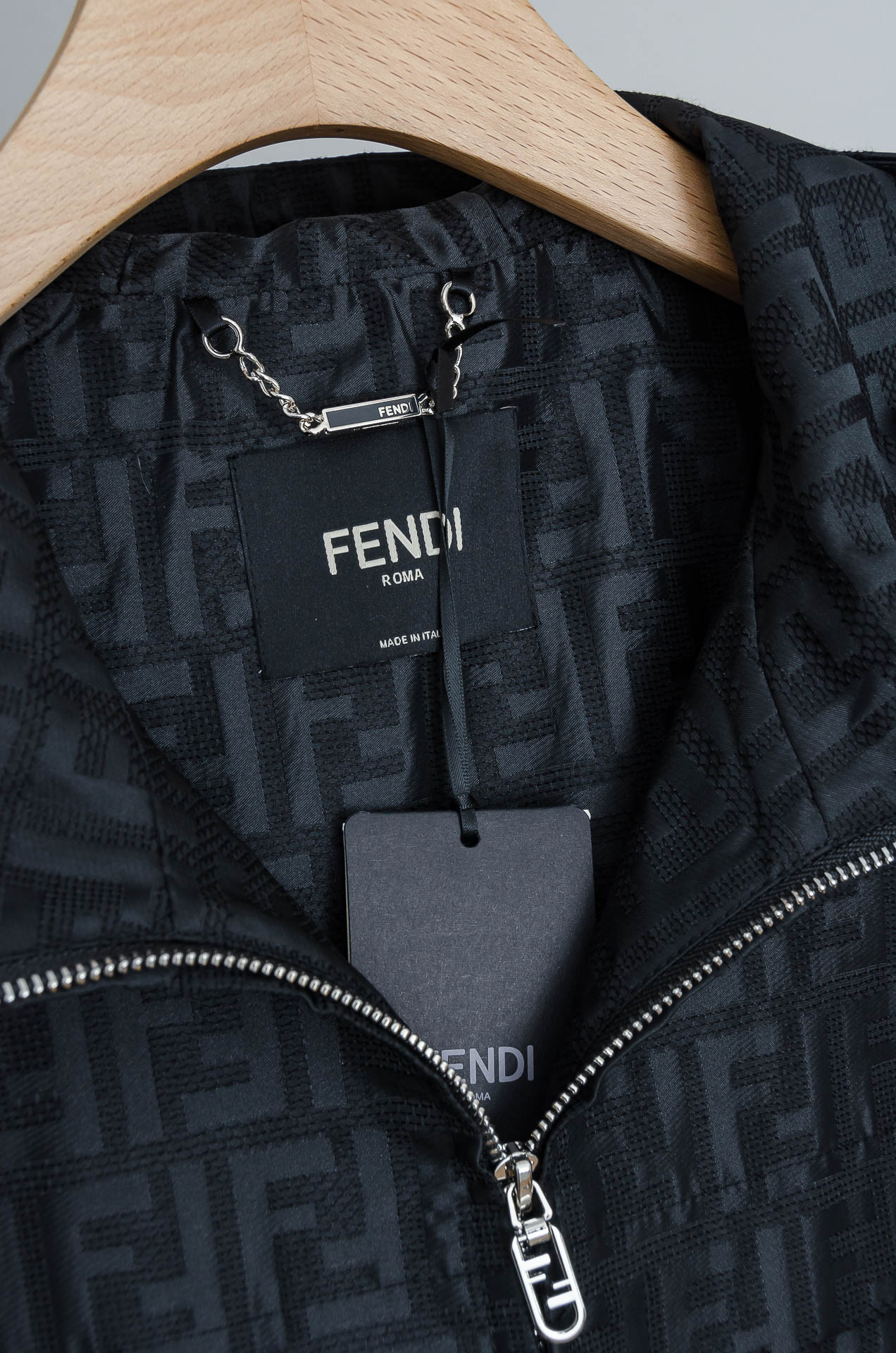 Fendi Male Jacket Polyester Hooded M-xxxl