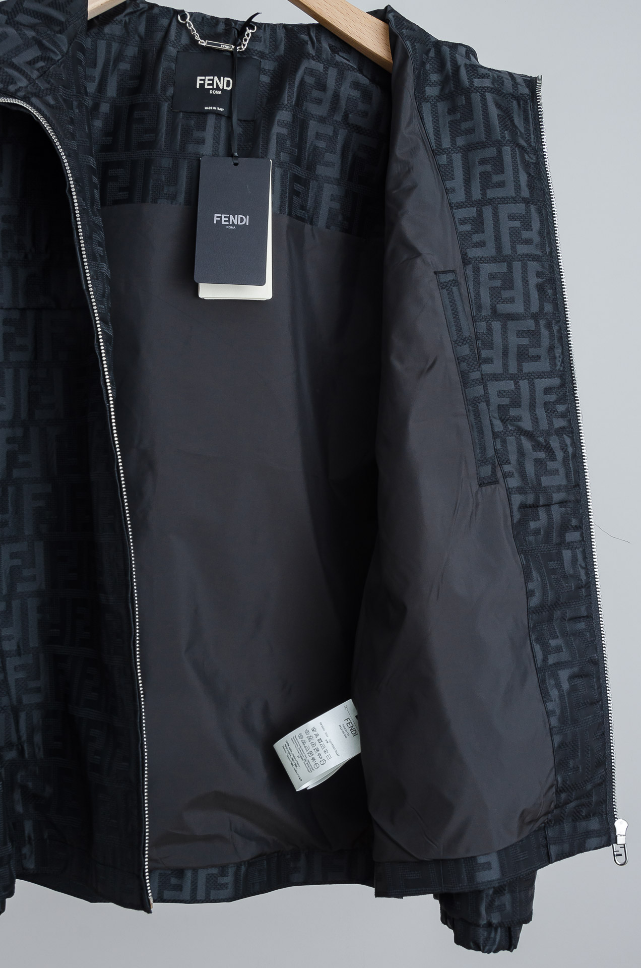 Fendi Male Jacket Polyester Hooded M-xxxl