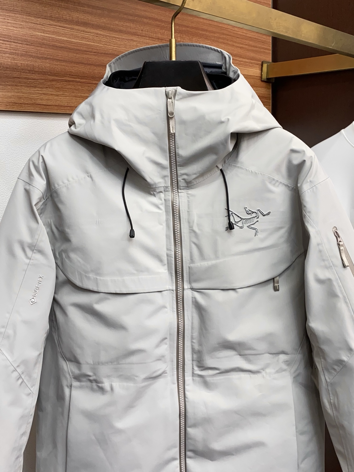 Arcteryx Male Down Jacket White Duck Down Hooded S-l-xl