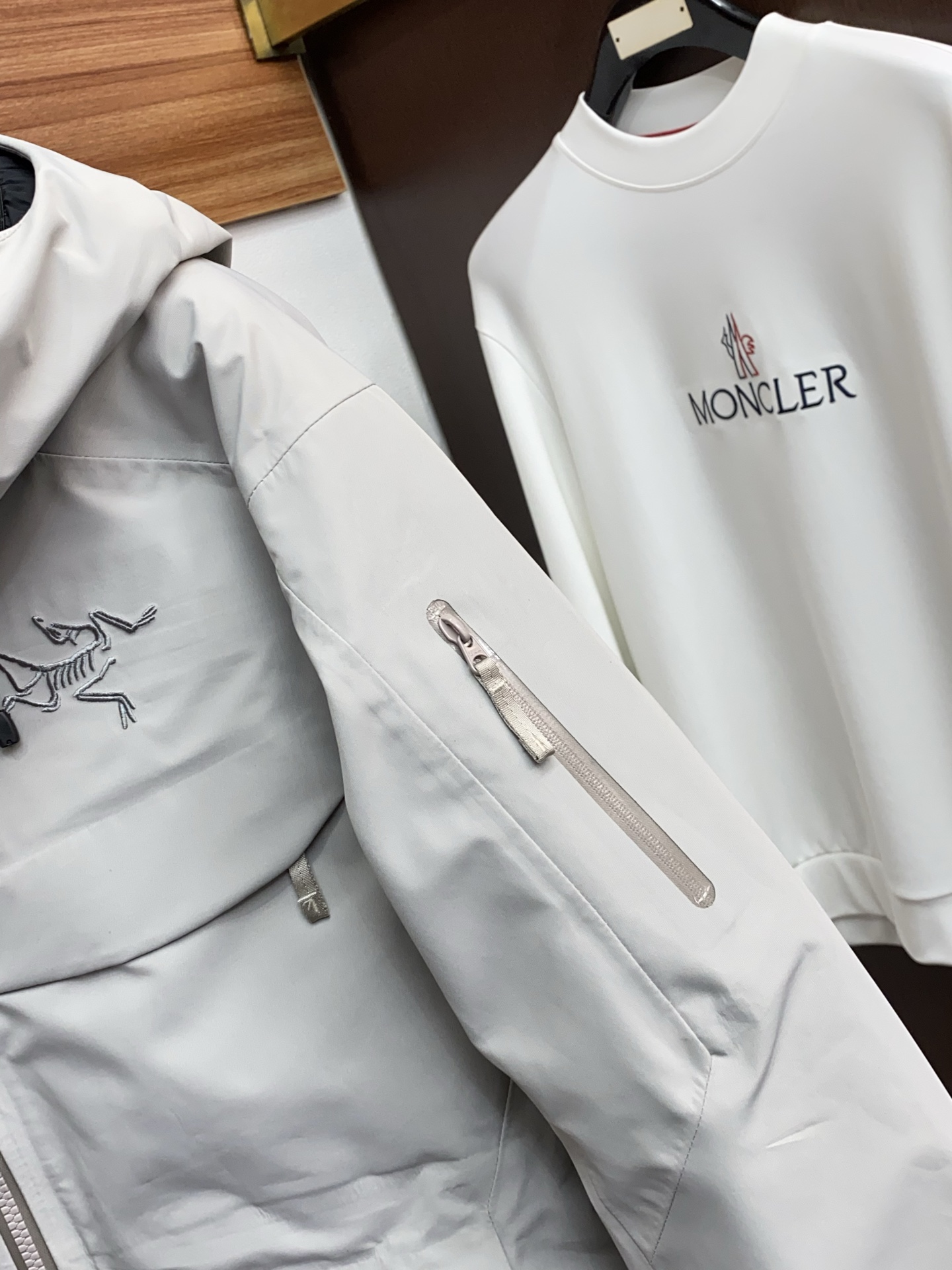 Arcteryx Male Down Jacket White Duck Down Hooded S-l-xl