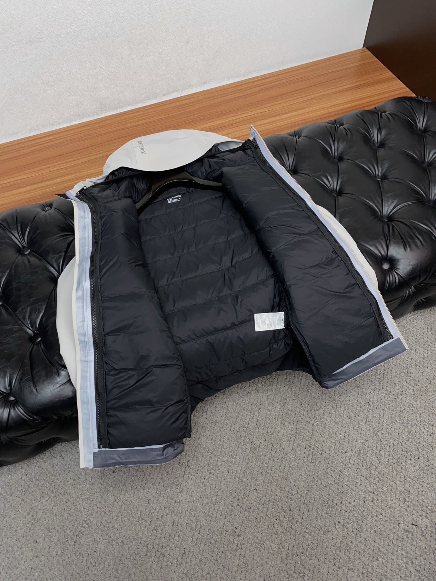 Arcteryx Male Down Jacket White Duck Down Hooded S-l-xl